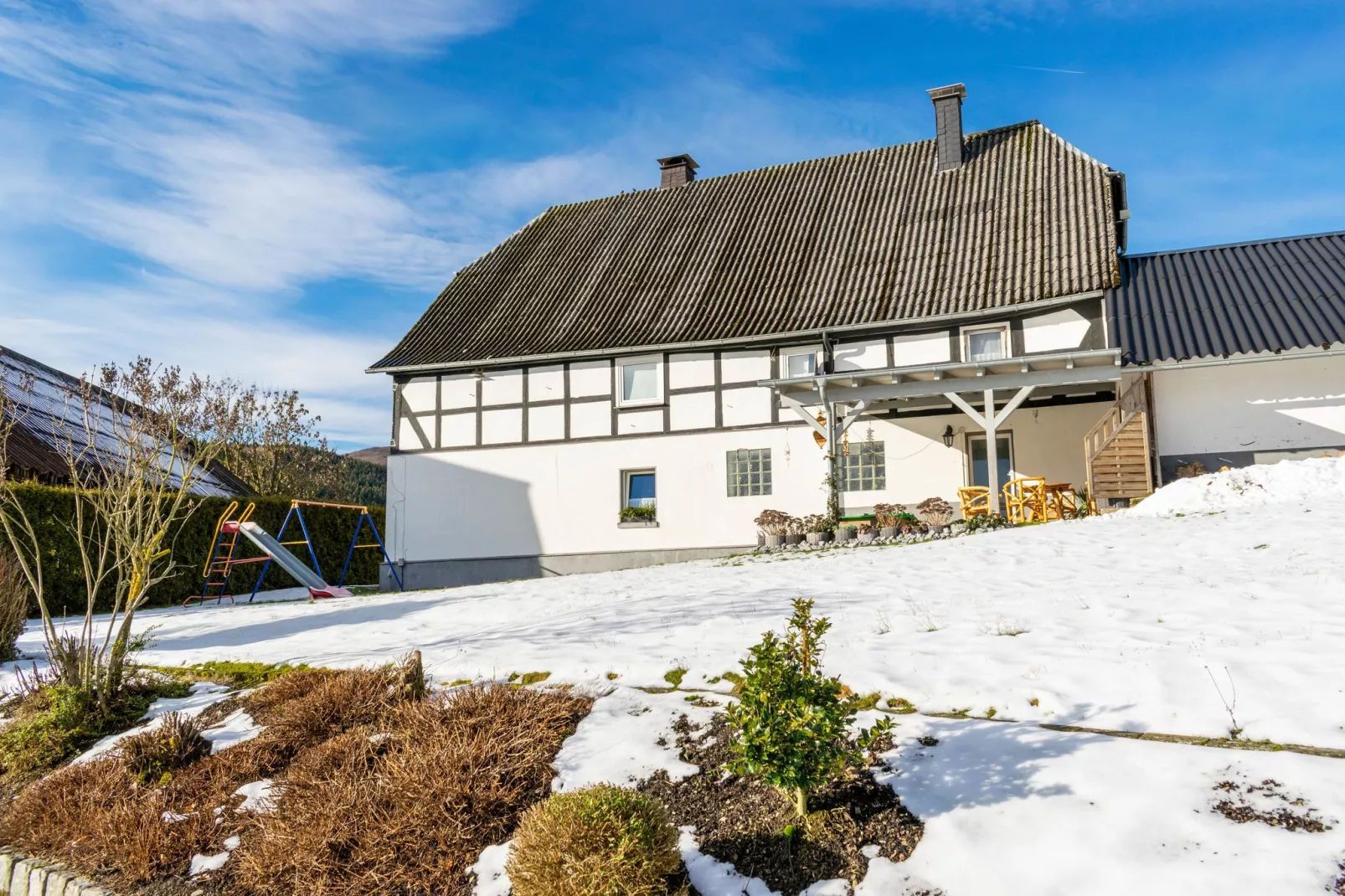 Ferienwohnung Lichte-Exterieur winter