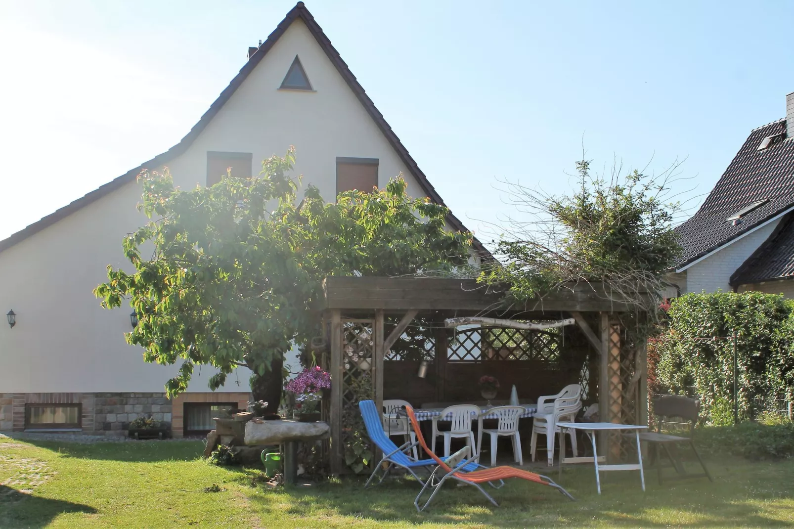 Urlaub vor den Toren der Hansestadt Wismar-Terrasbalkon