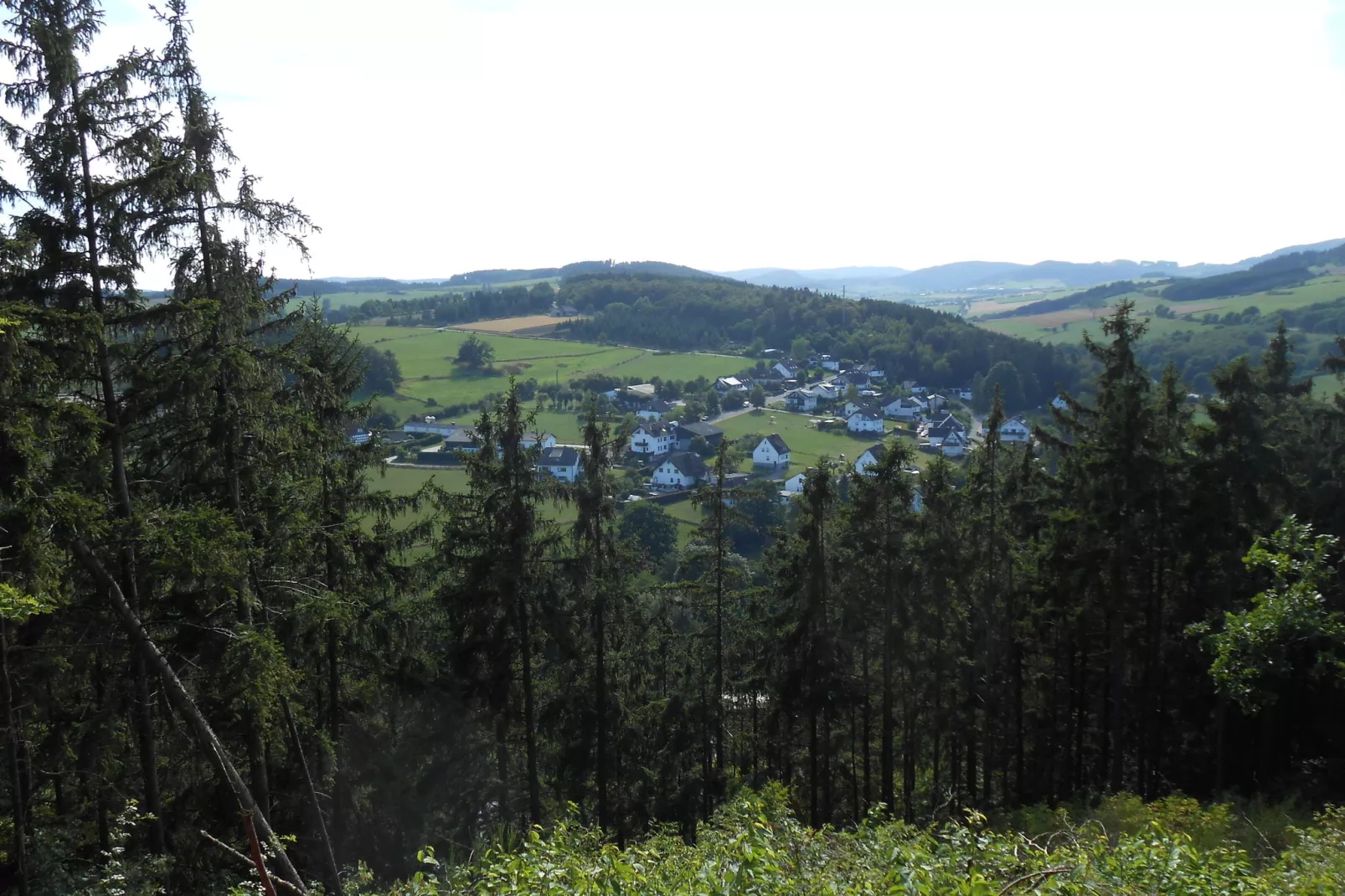 Im Sauerland-Gebieden zomer 1km