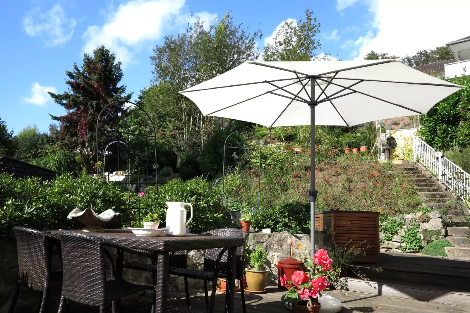Weserbergland - Bad Pyrmont-Terrasbalkon