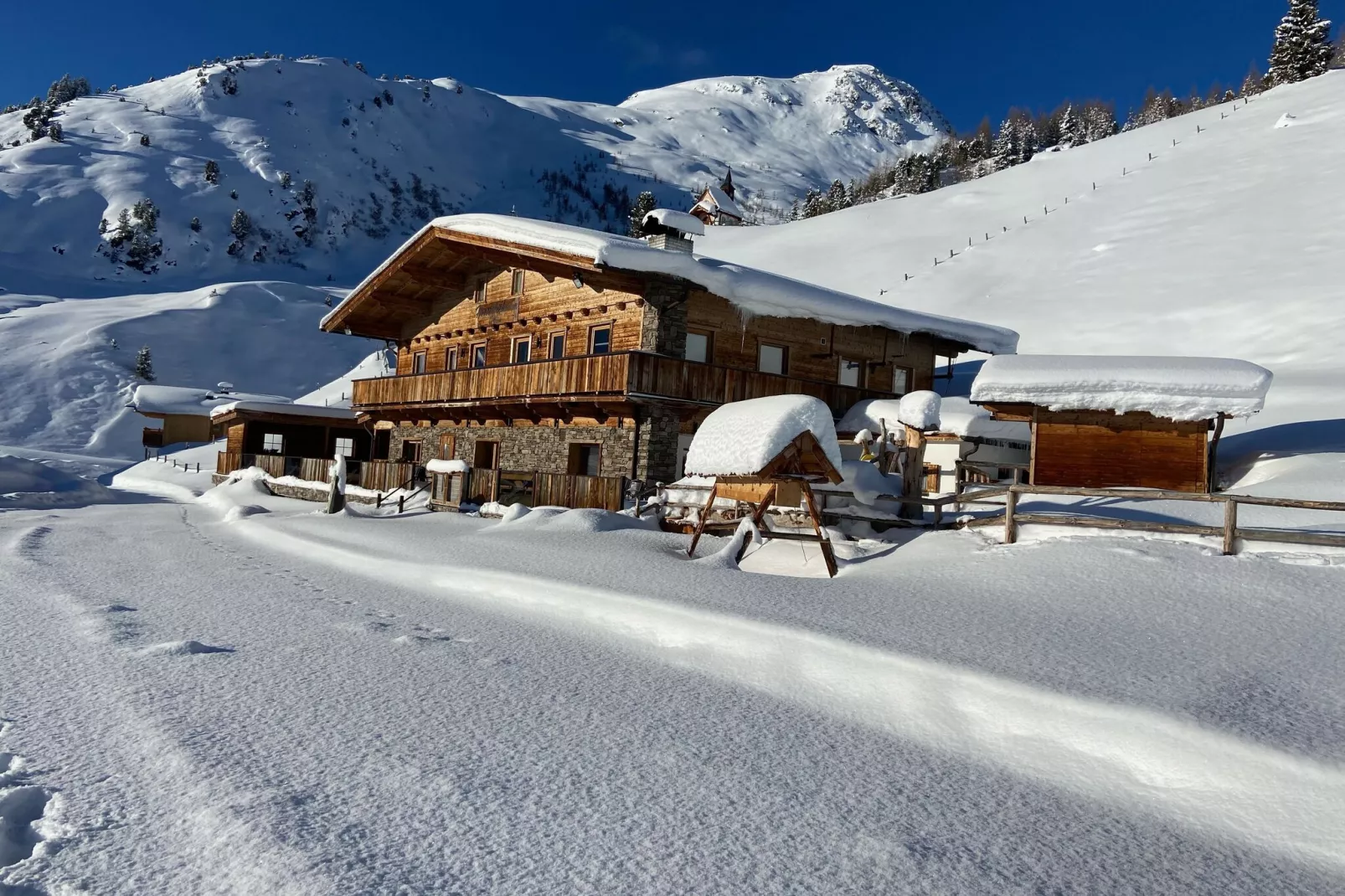 Hirschbichlalm - 8 Personen - Exterieur winter