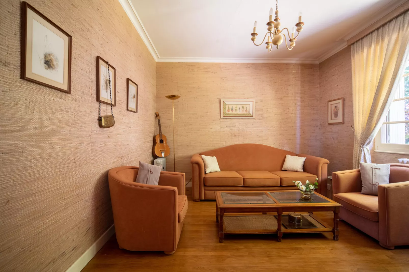 Maison de Vacances Payzac-Woonkamer