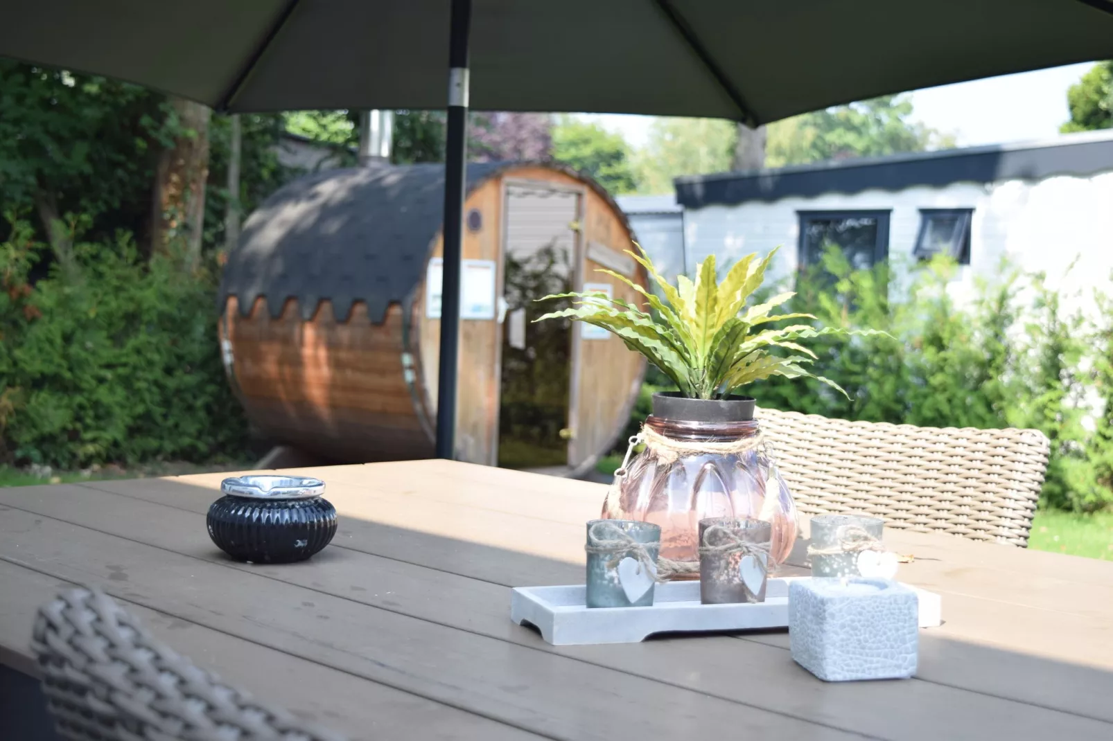 Recreatiepark de Boshoek 5-Terrasbalkon