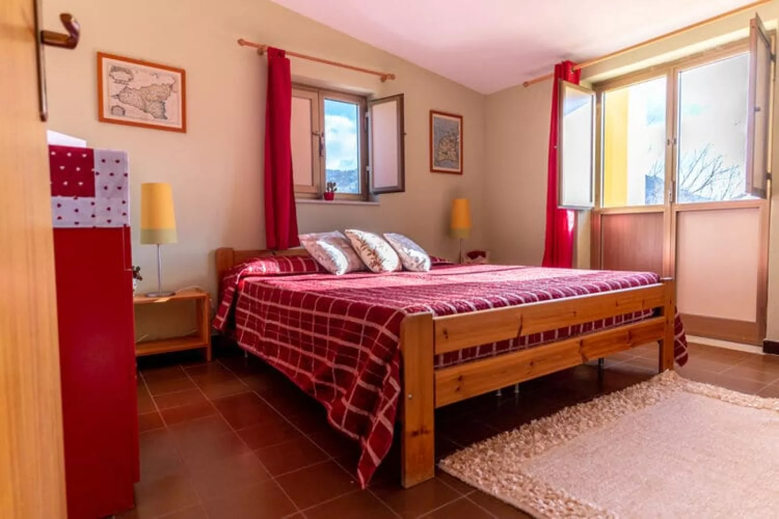 Ferienhaus Casa Mamma Maria Francavilla di Sicilia-Slaapkamer