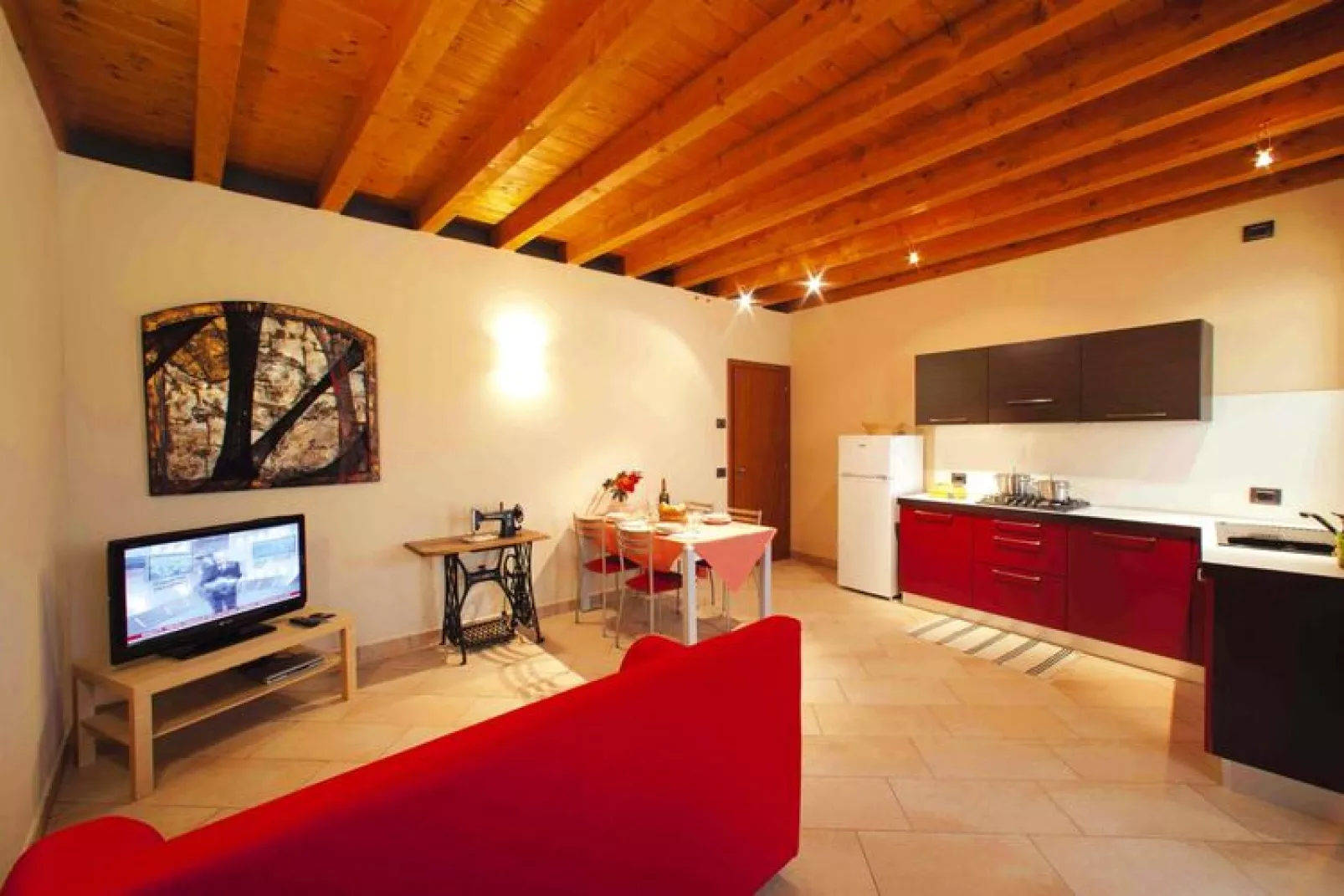 Residence La Casa del Nonno, Monzambano-bilo 3 pax-Woonkamer