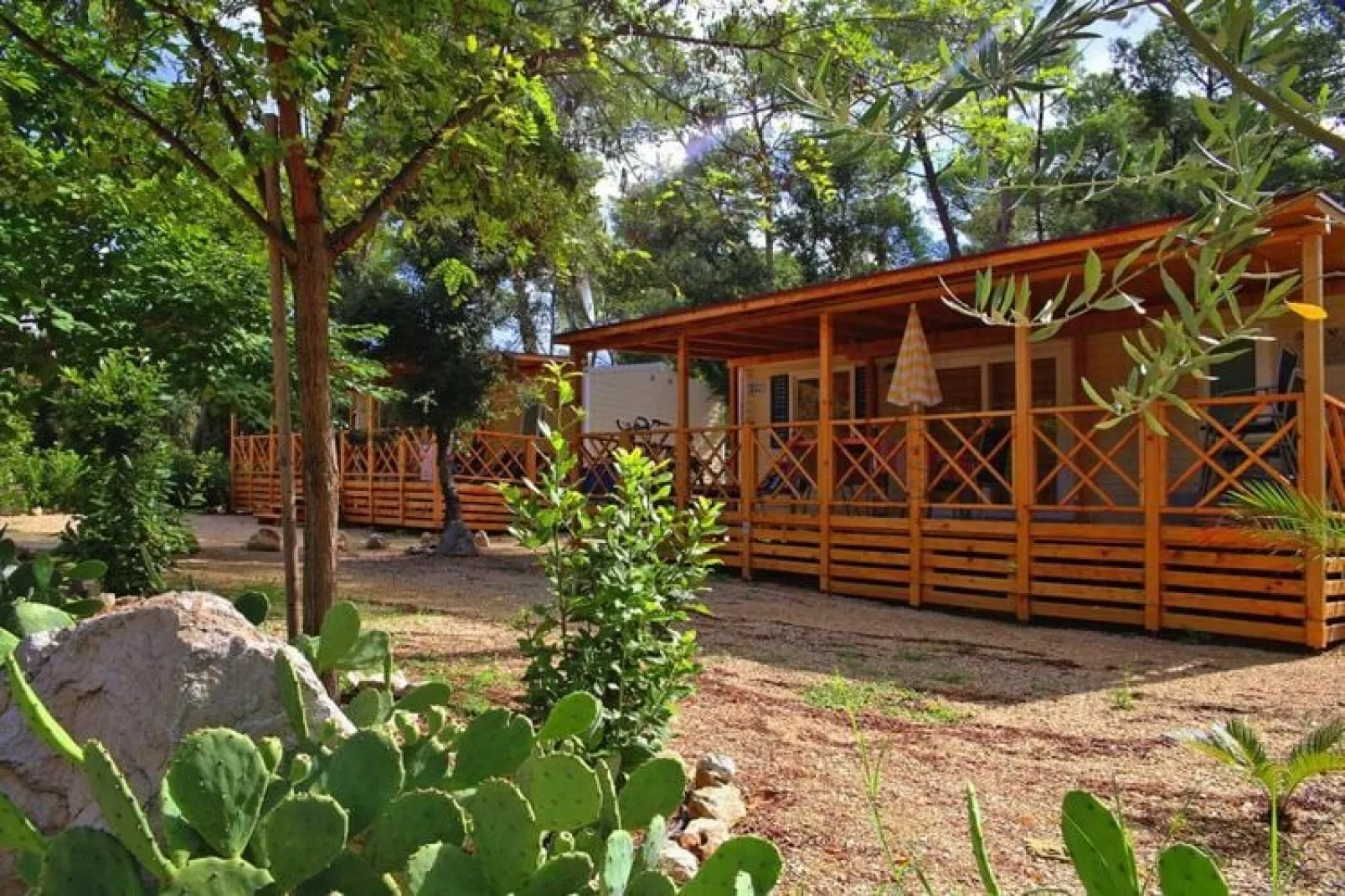 Mobile Homes in Camping Park Soline - Biograd - Type Premium-Buitenkant zomer