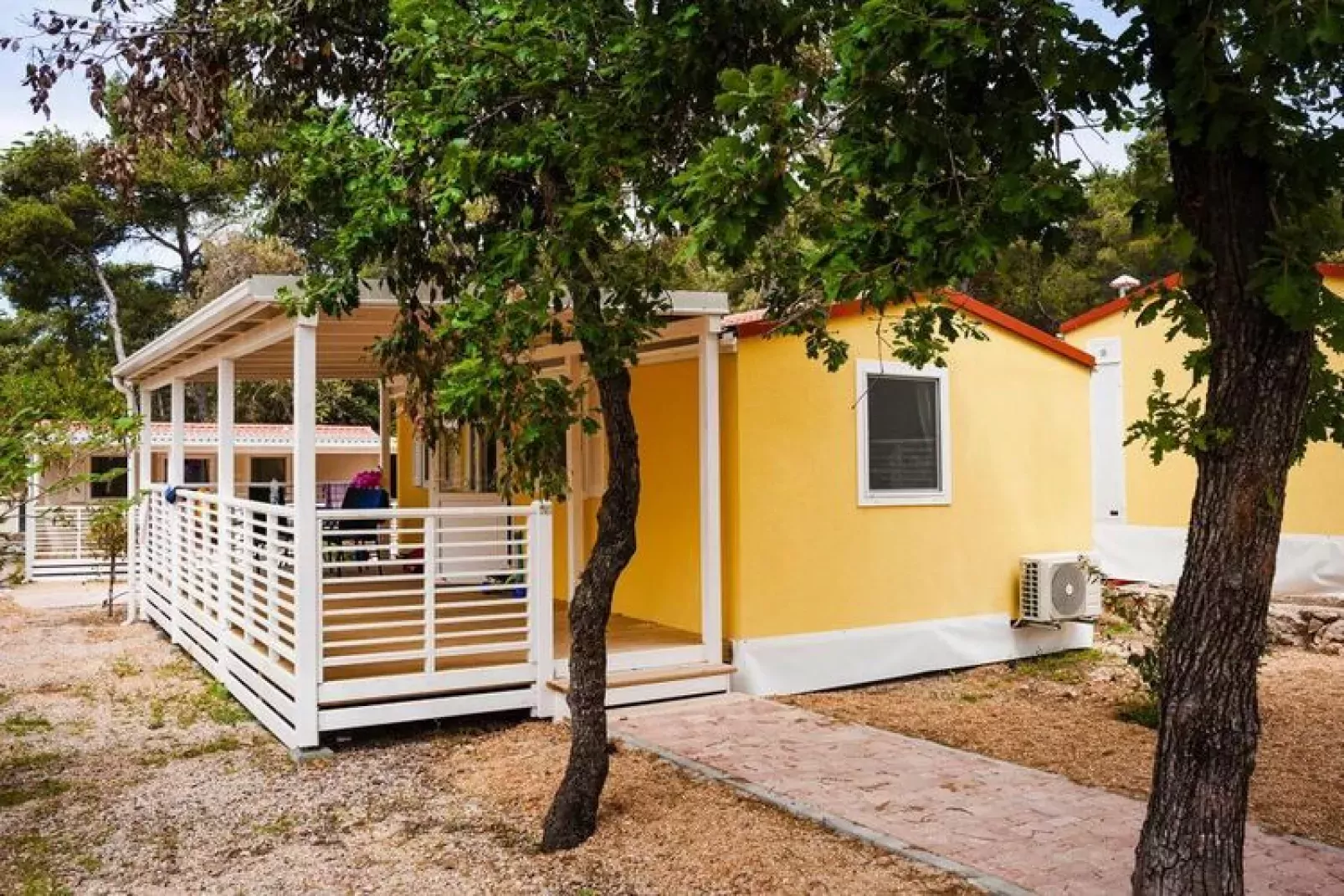 Mobile Homes in Camping Park Soline - Biograd - Type Premium-Buitenkant zomer