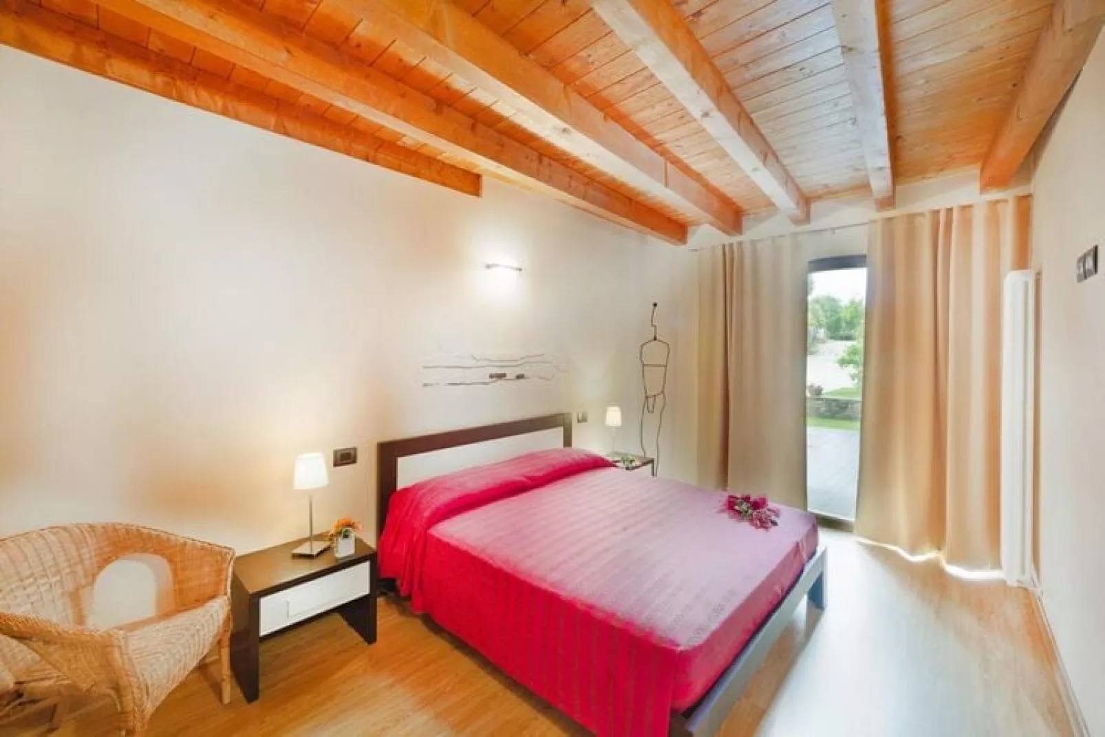 Residence La Casa del Nonno, Monzambano-trilo 4 pax-Slaapkamer