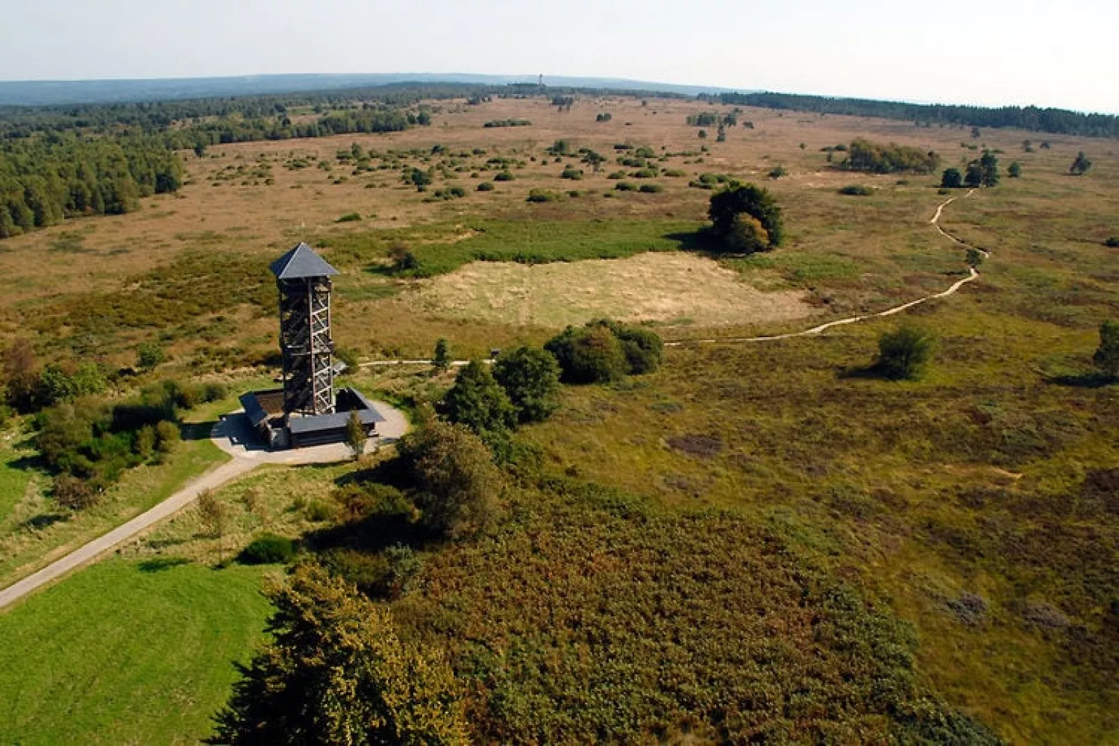 Villa Louise-Gebieden zomer 5km