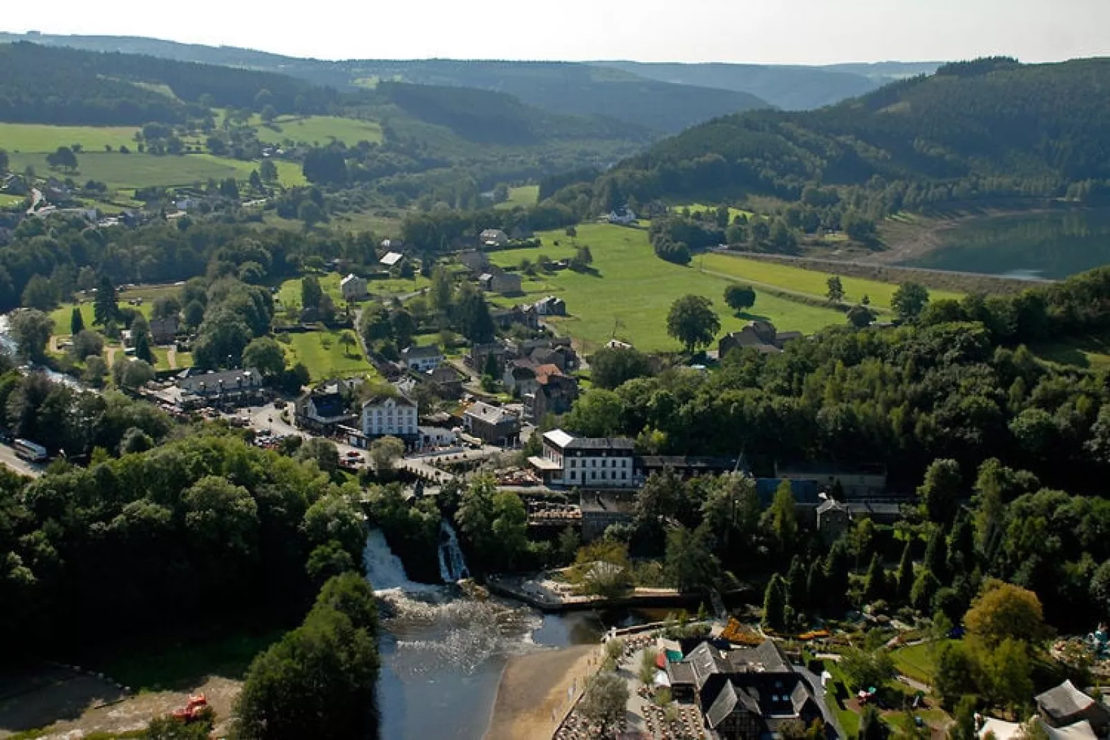Villa Louise-Gebieden zomer 5km