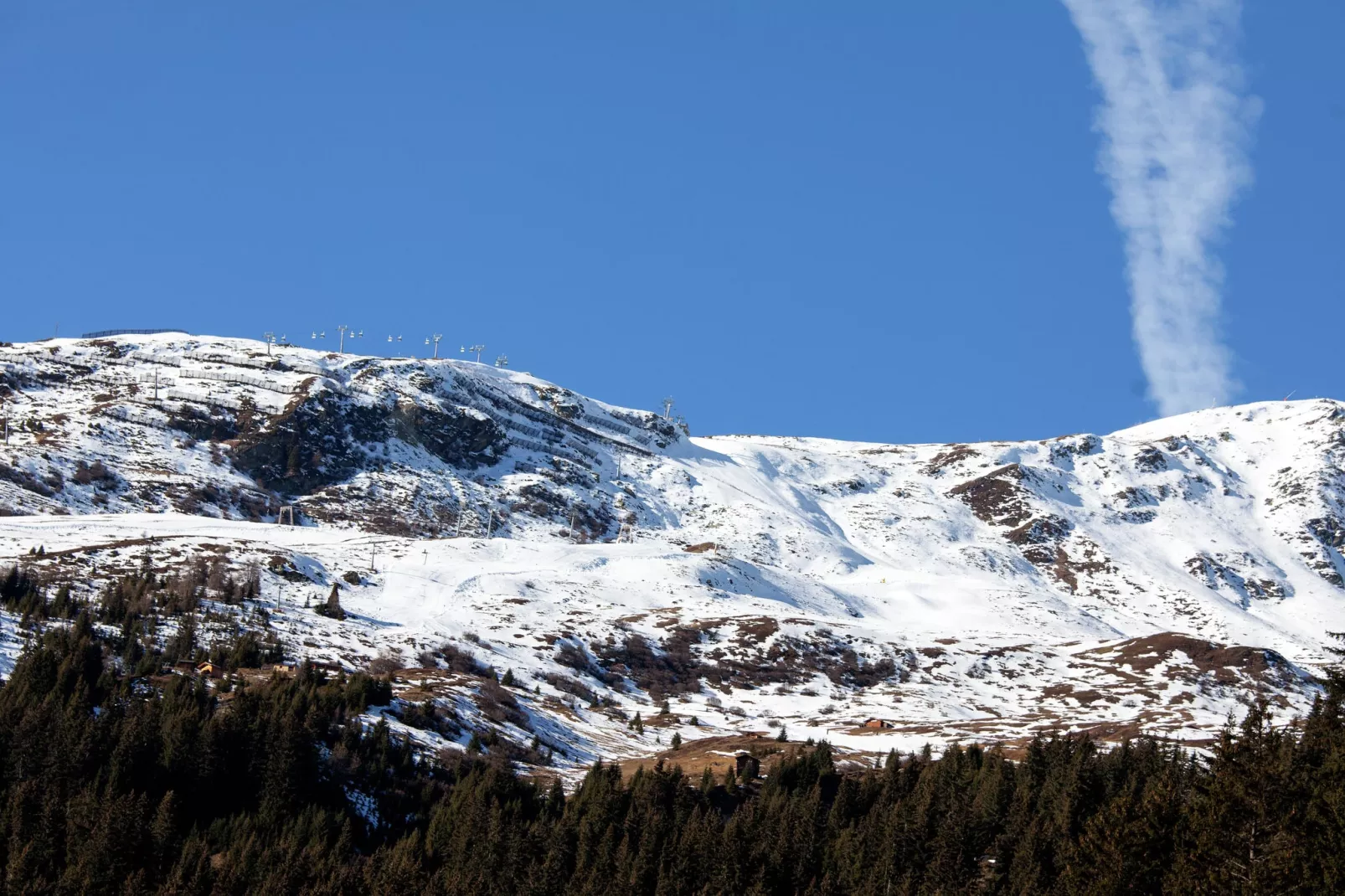 Hohspitz an der Piste