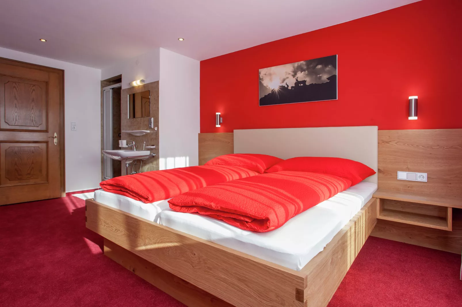 Hohspitz an der Piste-Slaapkamer