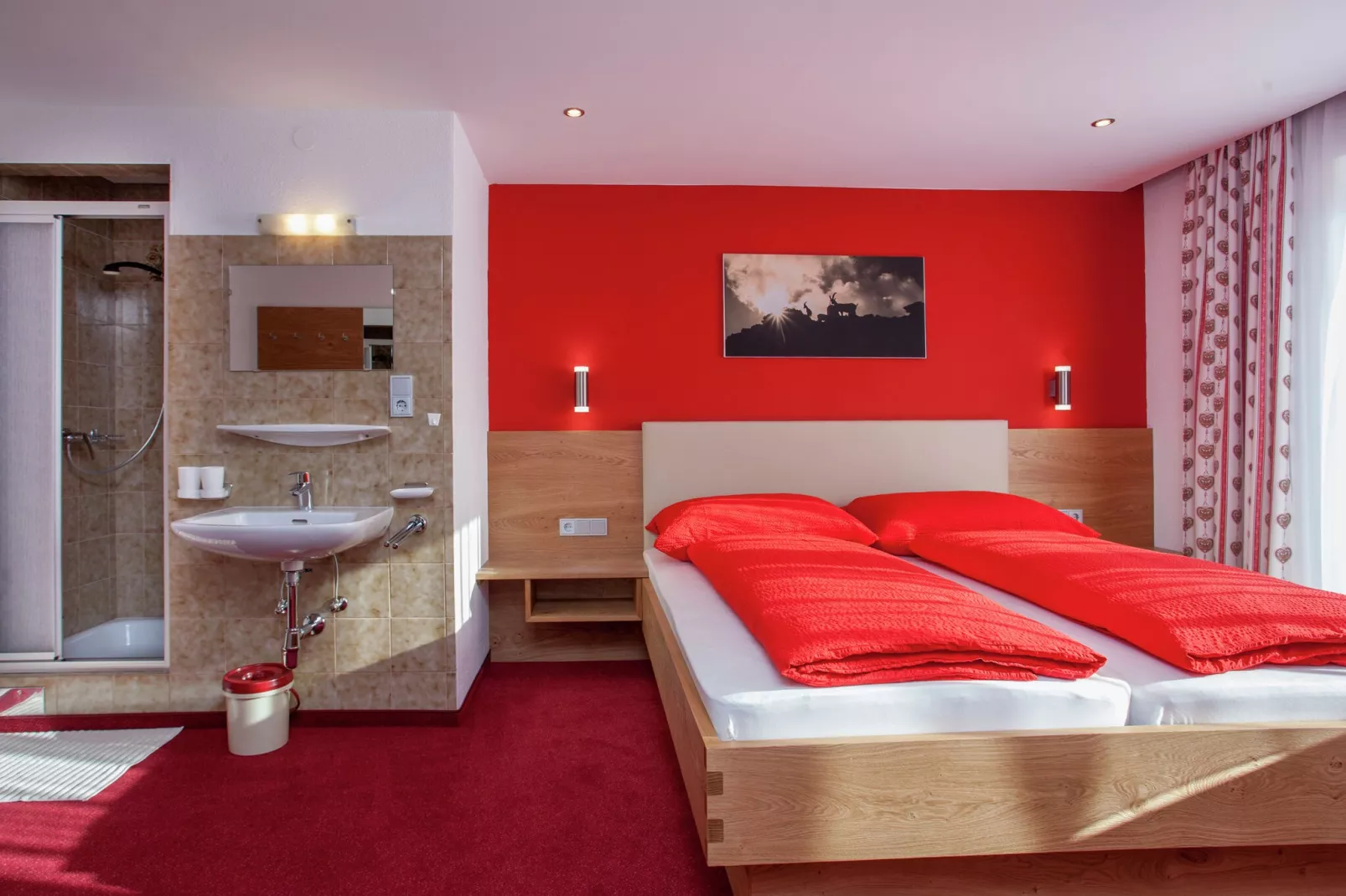 Hohspitz an der Piste-Slaapkamer