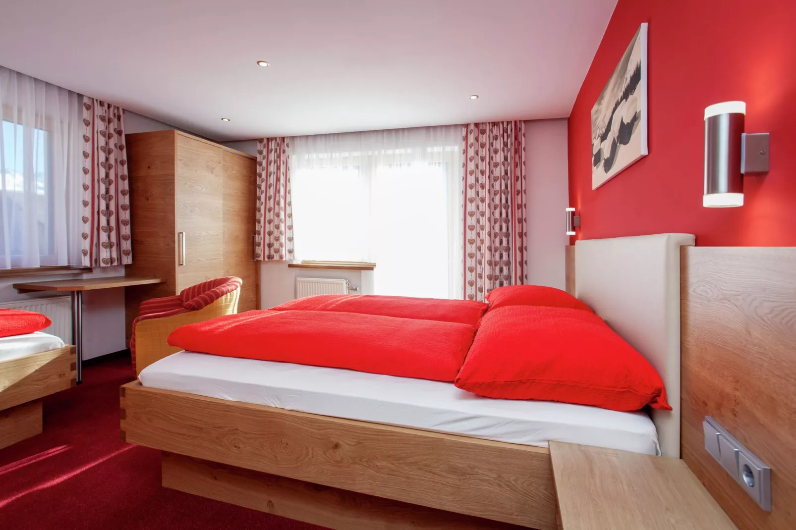 Hohspitz an der Piste-Slaapkamer