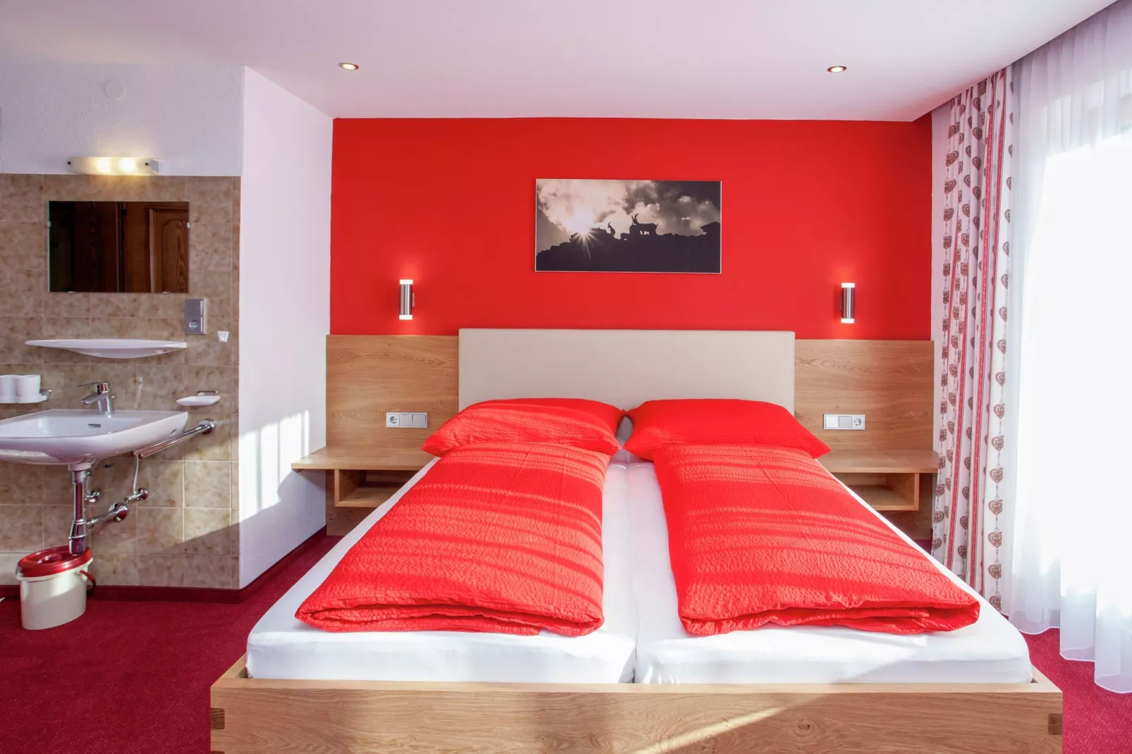 Hohspitz an der Piste-Slaapkamer