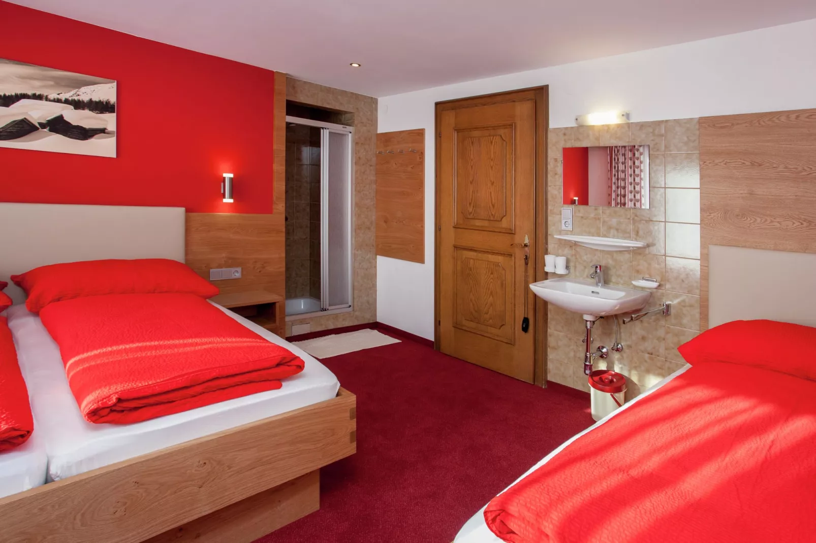 Hohspitz an der Piste-Slaapkamer