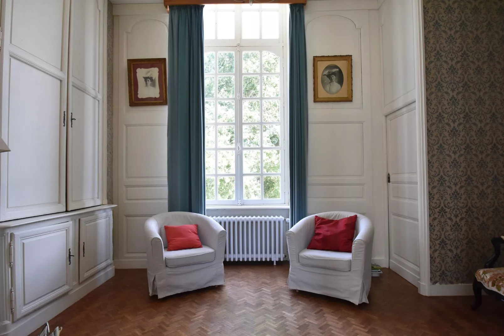 Maison de vacances Valognes-Woonkamer