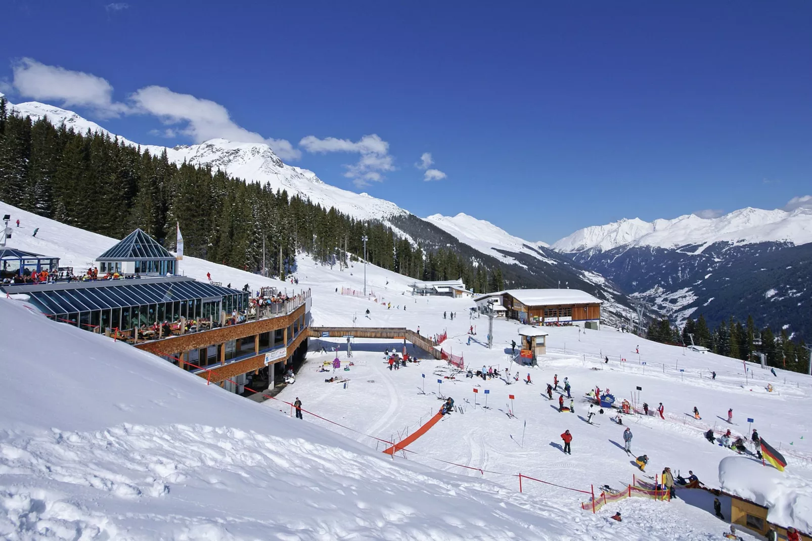 Hohspitz an der Piste-Gebied winter 5km