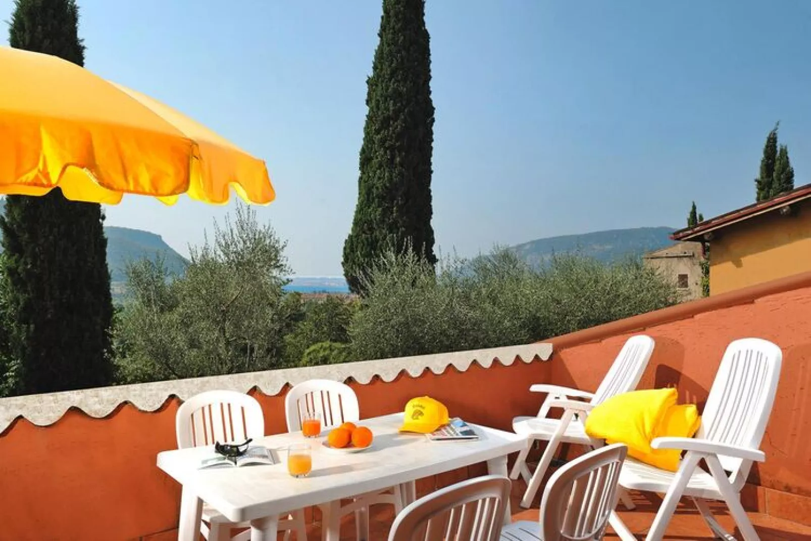 Apartments Poiano, Garda-bilo lake view-Terras