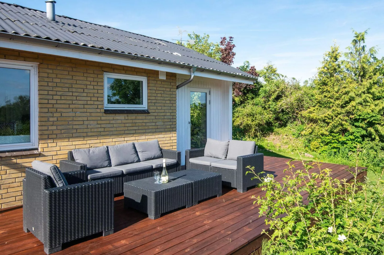 8 persoons vakantie huis in Rønde-Buitenlucht