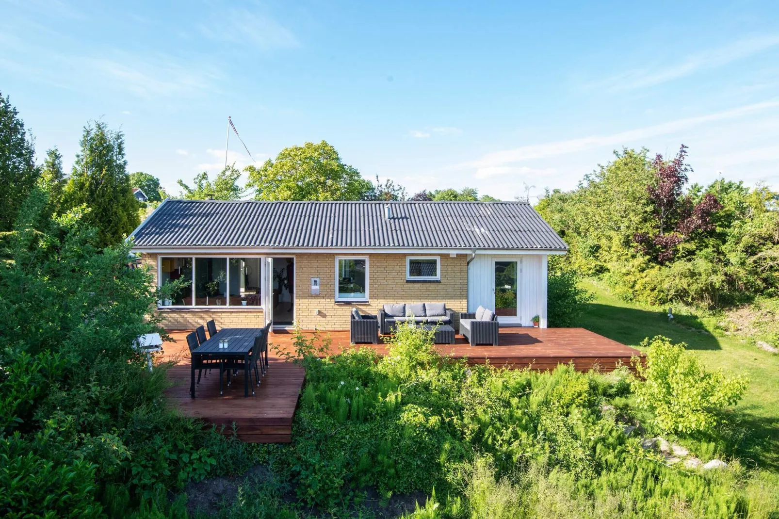8 persoons vakantie huis in Rønde-Buitenlucht