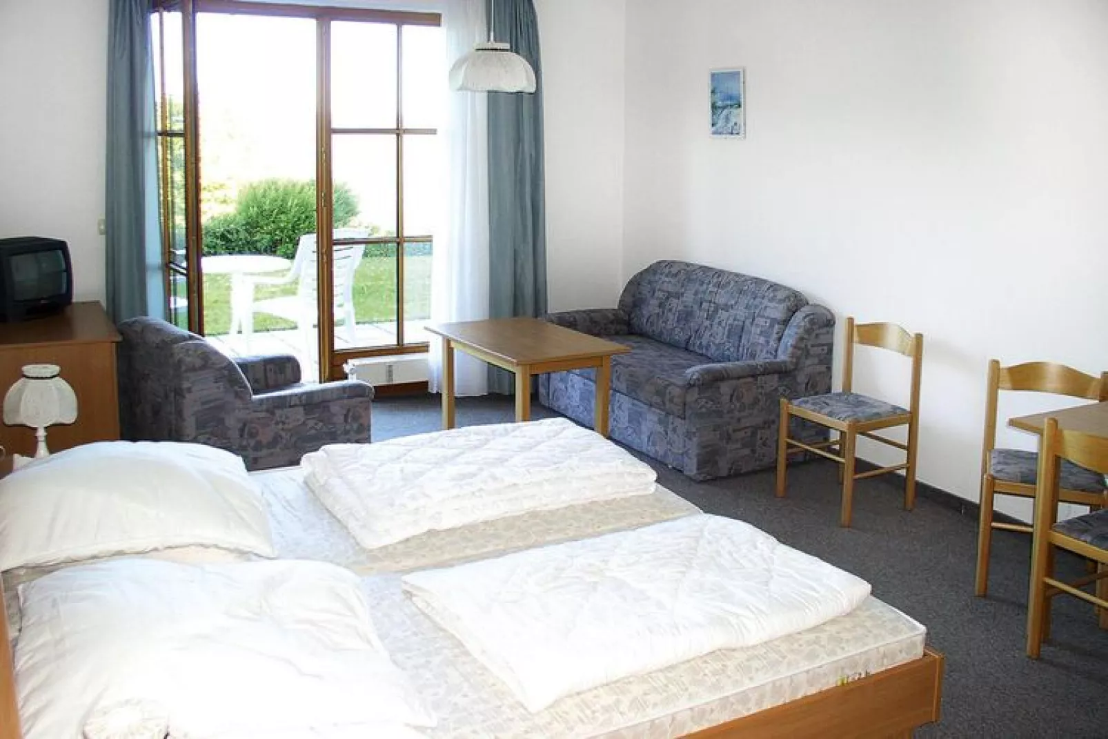 Apartments home Sonnenwald, Langfurth-1-Raum-App., 30-36 qm, Typ B-Slaapkamer
