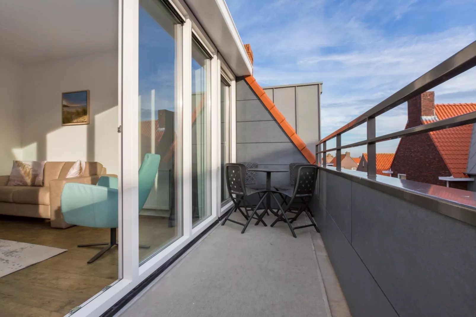 Aparthotel Zoutelande - 4 pers luxe appartement-Terrasbalkon