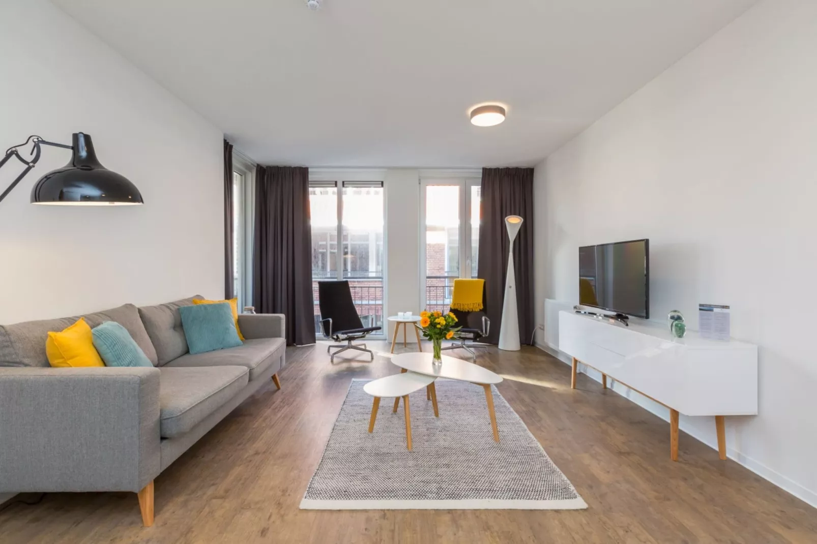 Aparthotel Zoutelande - Luxe 3-persoons comfort appartement-Woonkamer