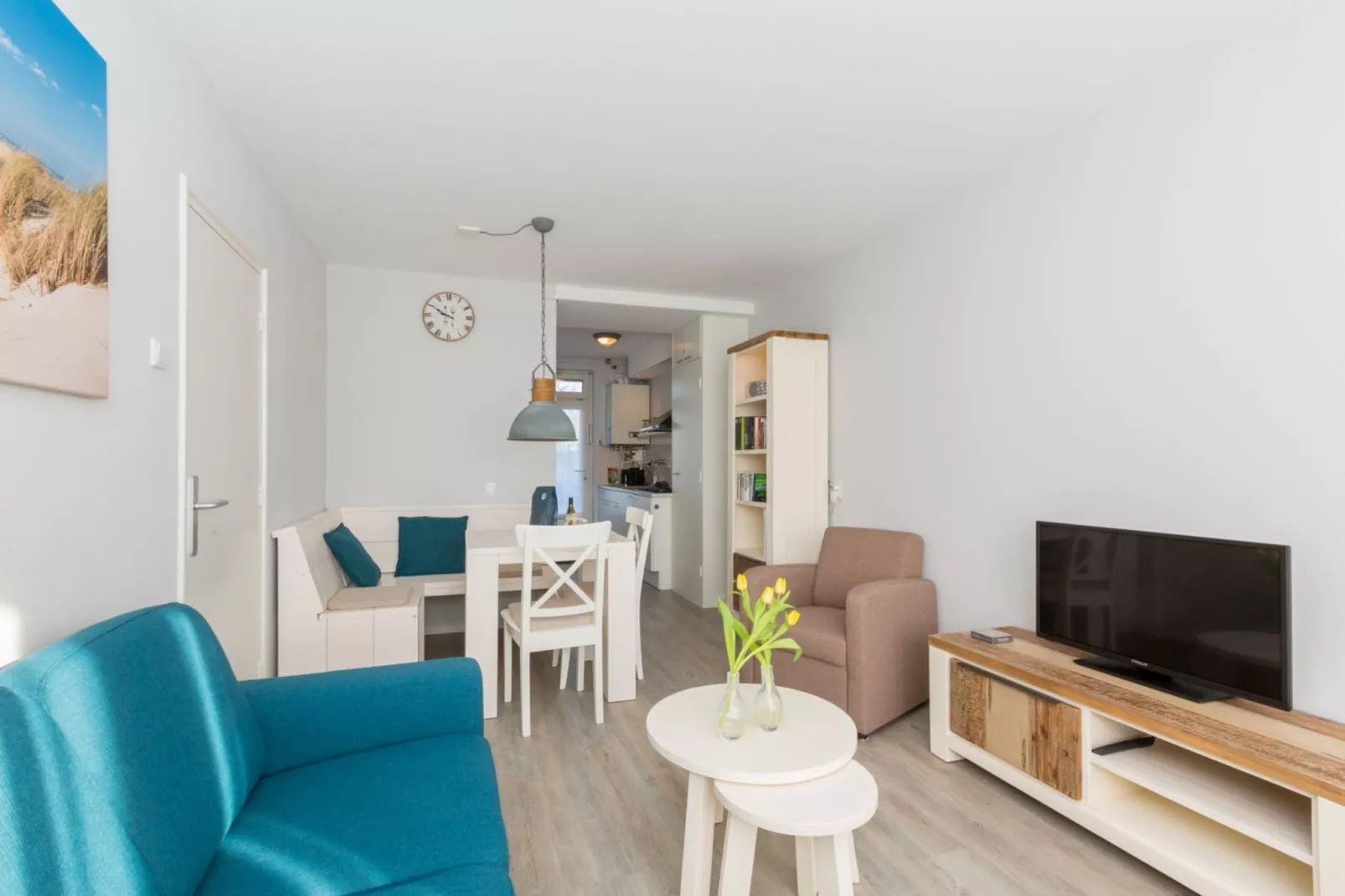 Kurhaus- appartement 5 Zoutelande-Woonkamer