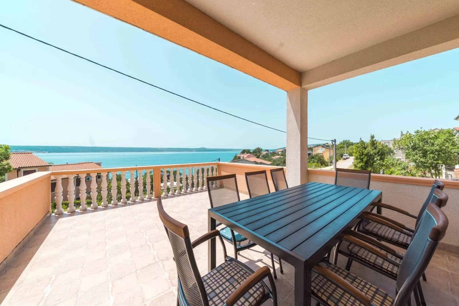 Villa Jasenice-Terrasbalkon