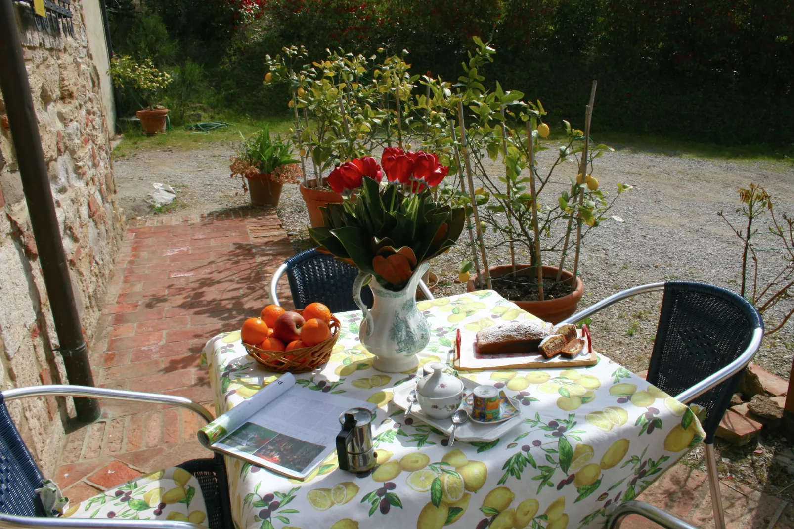 Villa Rapolano-Terrasbalkon