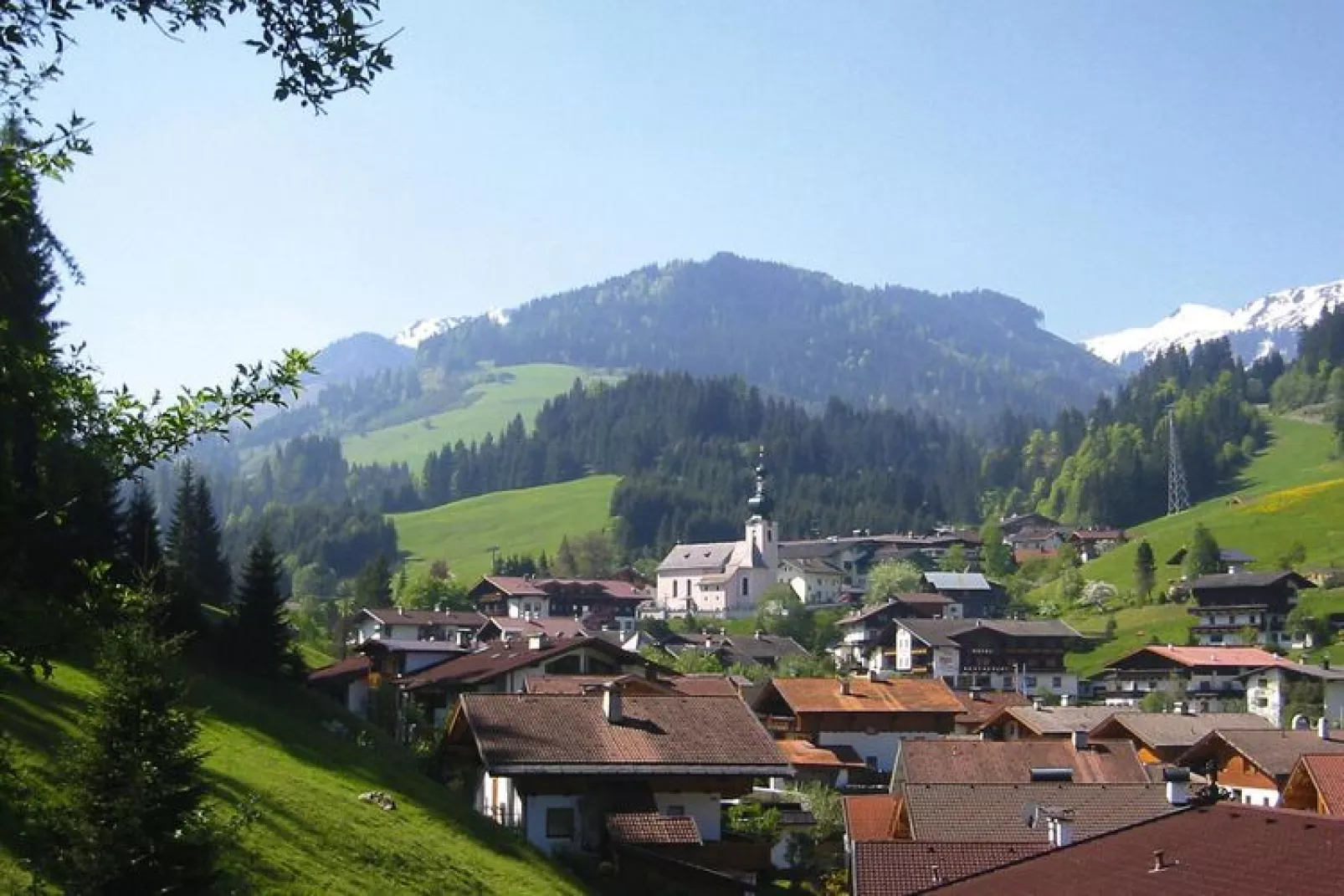 Apartments Schatzberg-Haus, Wildschönau-Auffach-Typ A-Uitzicht zomer