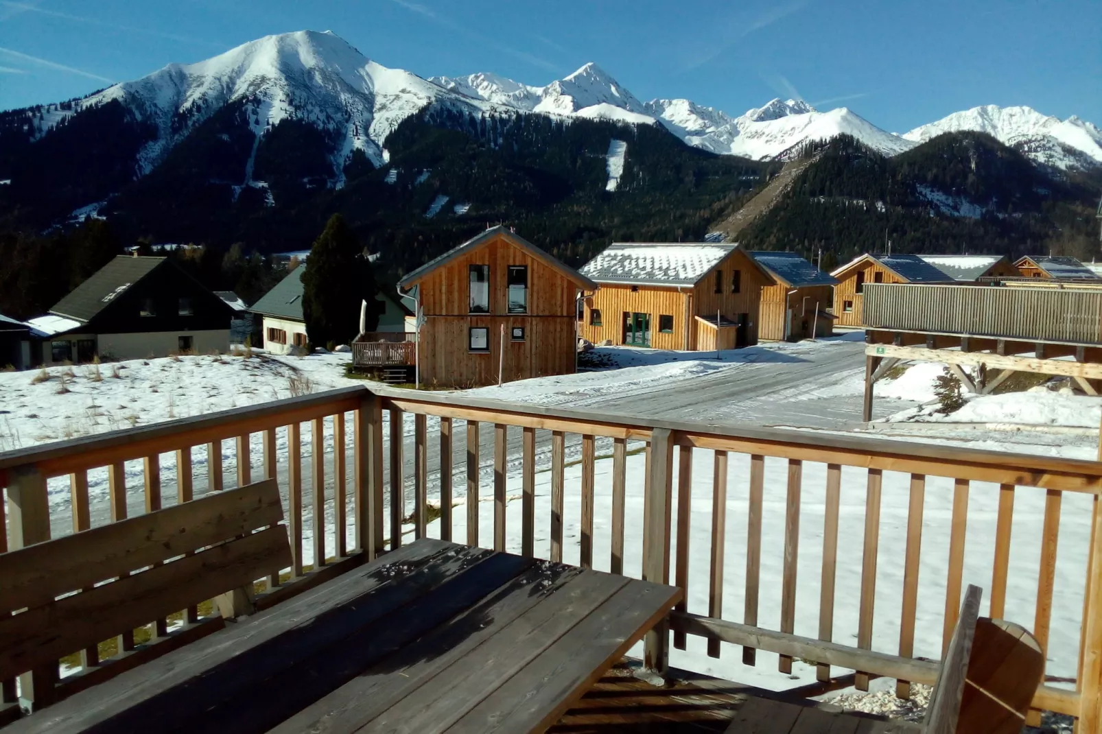 Chalet Bärenschanze-Terrasbalkon