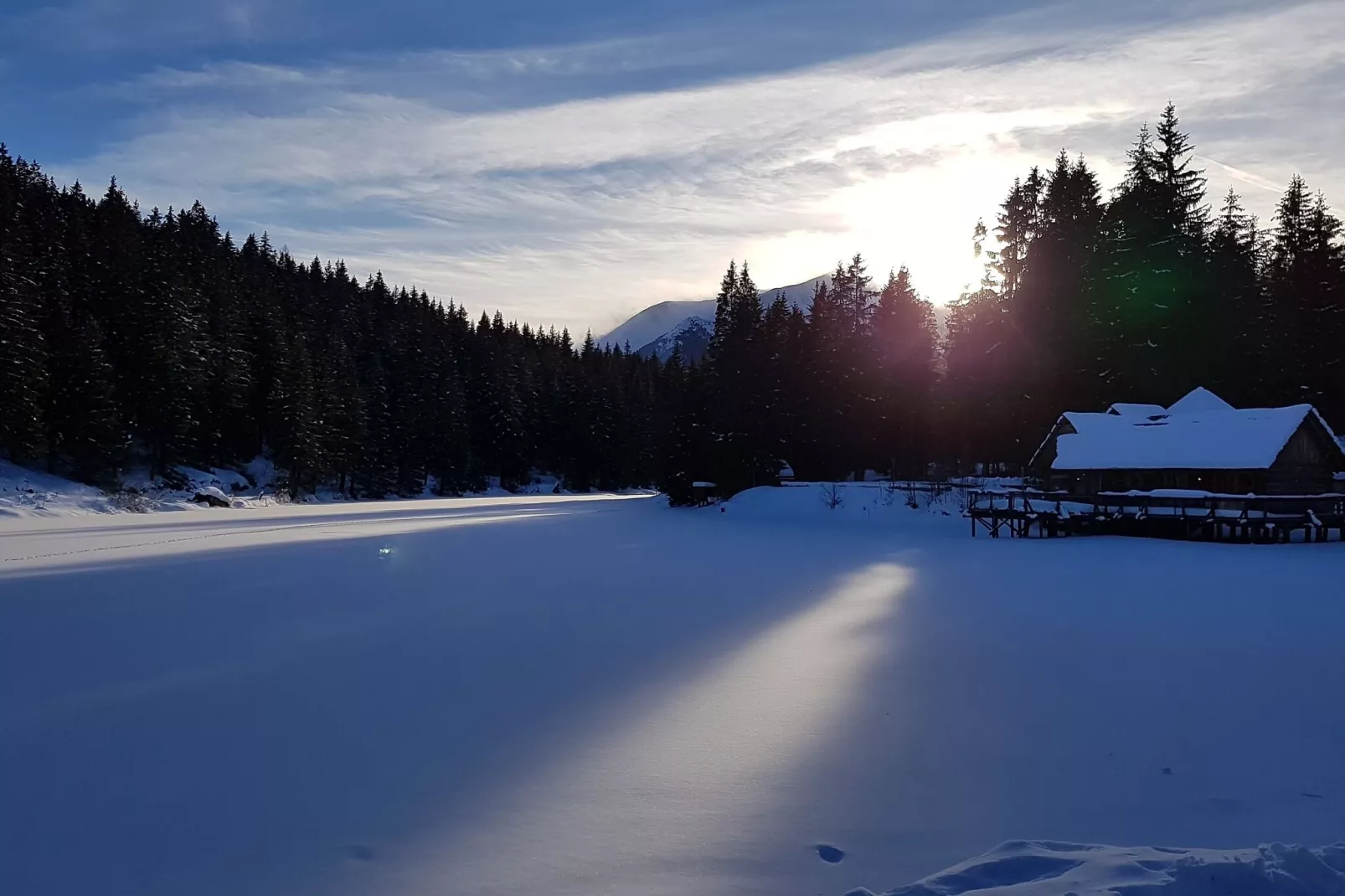 Chalet Bärenschanze-Gebied winter 1km