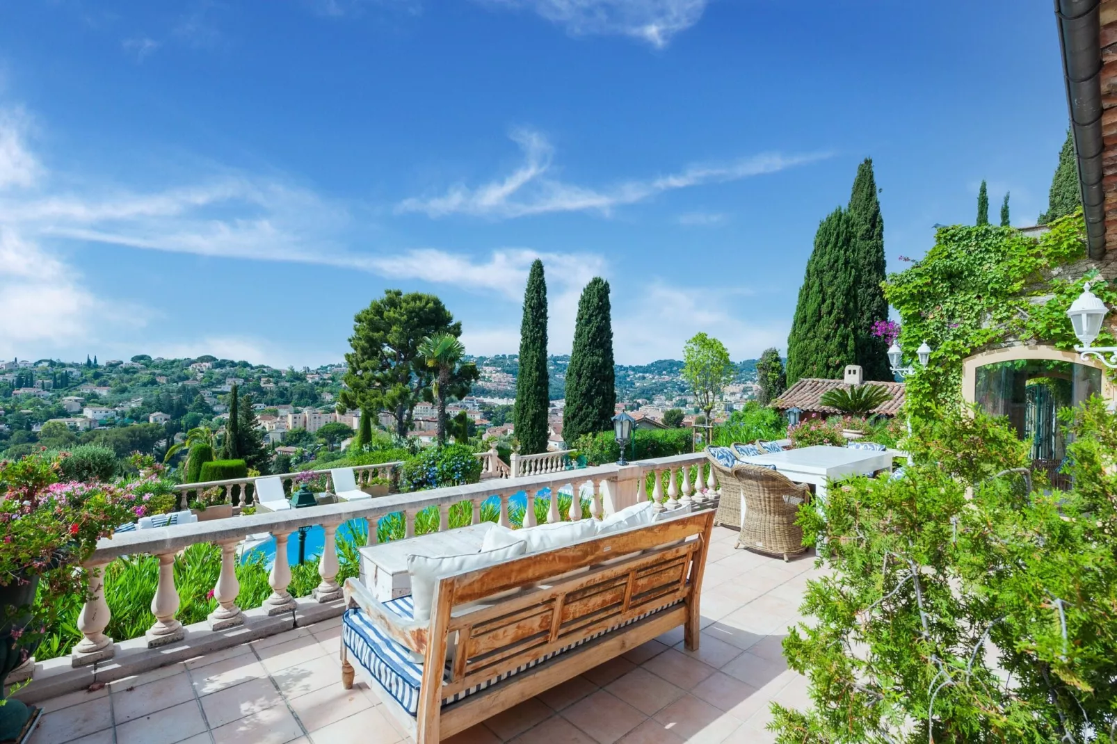 Villa Bellevue-Terrasbalkon