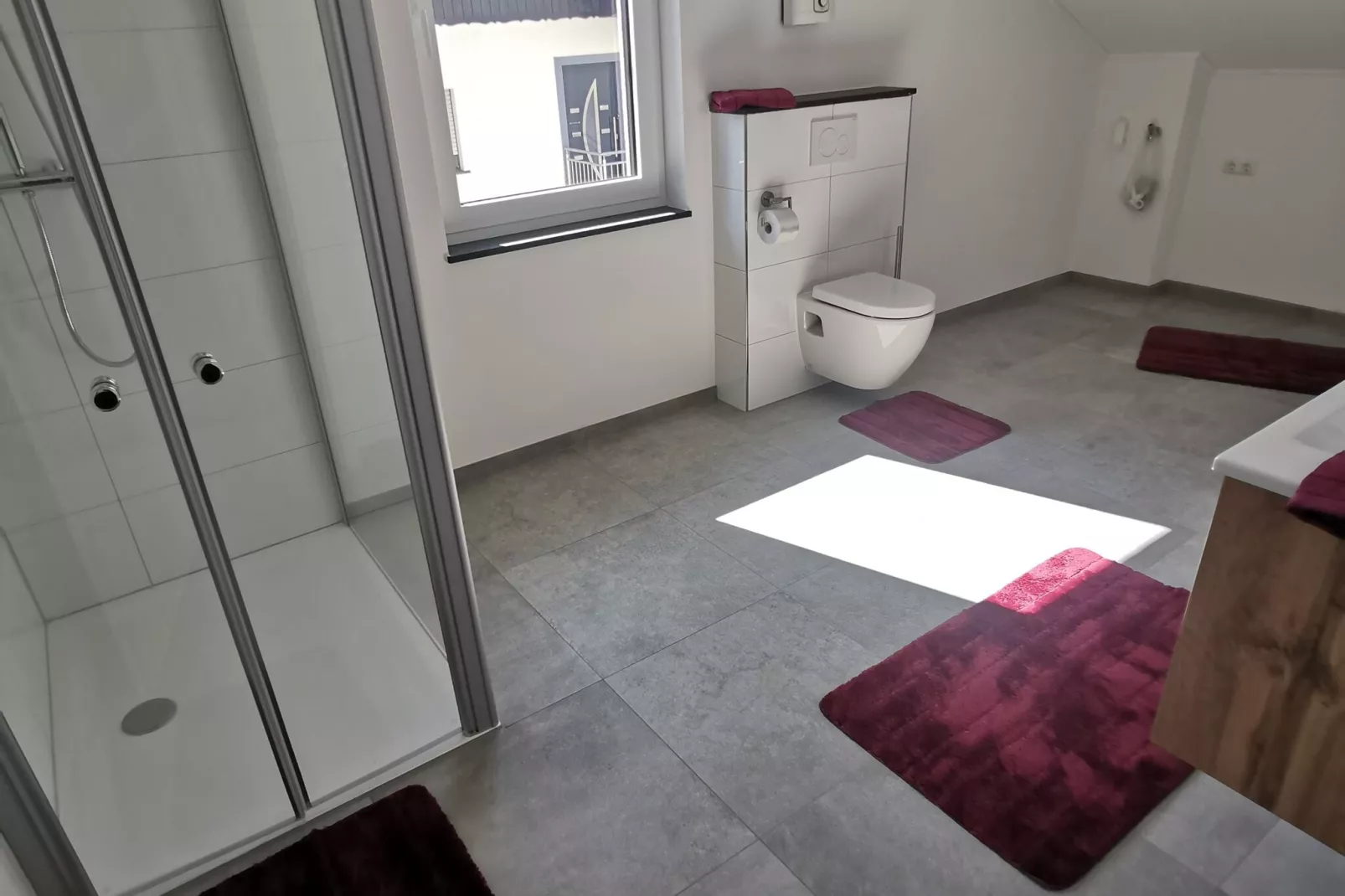 Fijn appartement in Bleialf bij het centrum-Badkamer