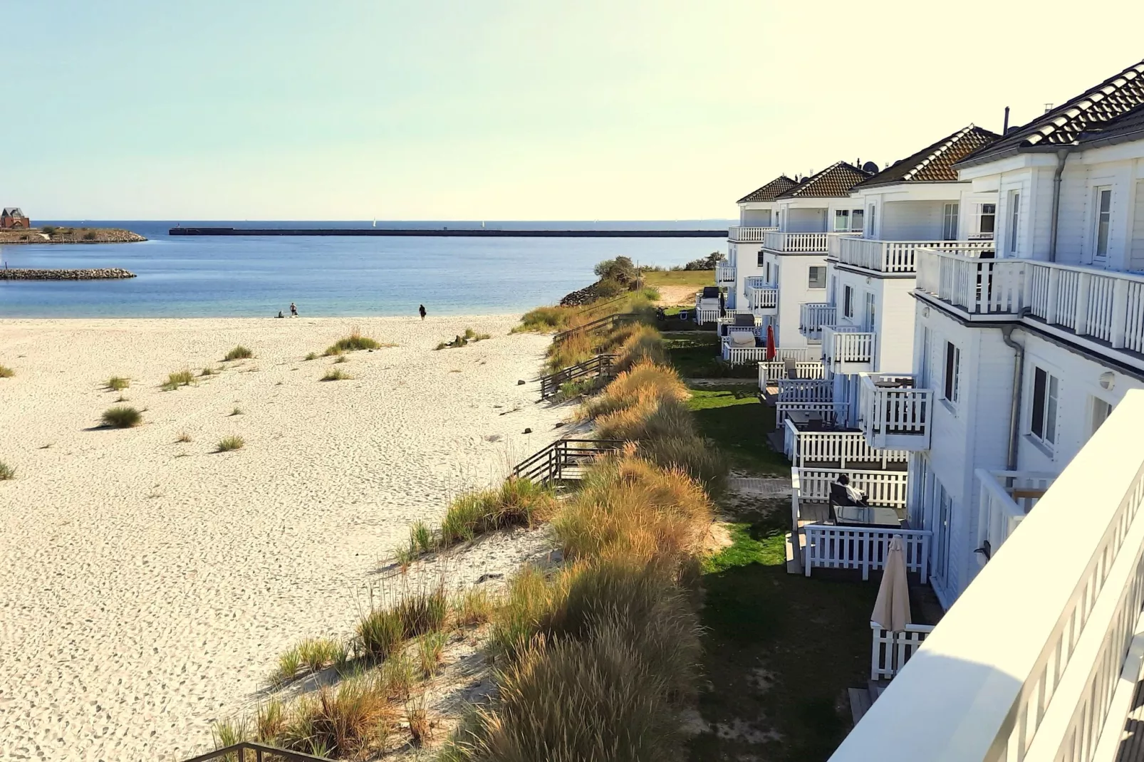 Doppelhaushälfte Ostseeresort Olpenitz-Villa Libelle 93 qm 1-4 Pers-Uitzicht zomer