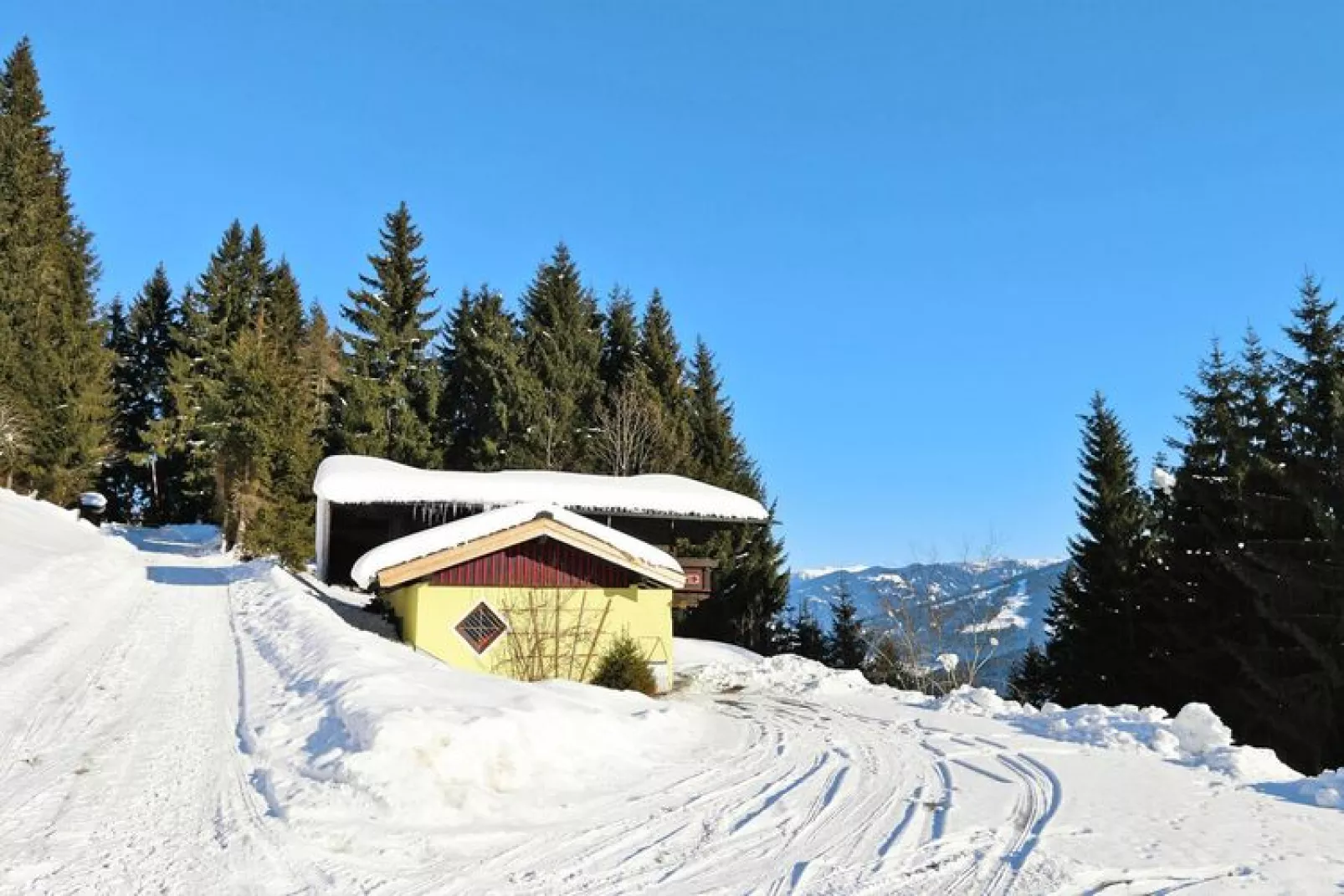 Ferienhaus Aigenberg-Exterieur winter