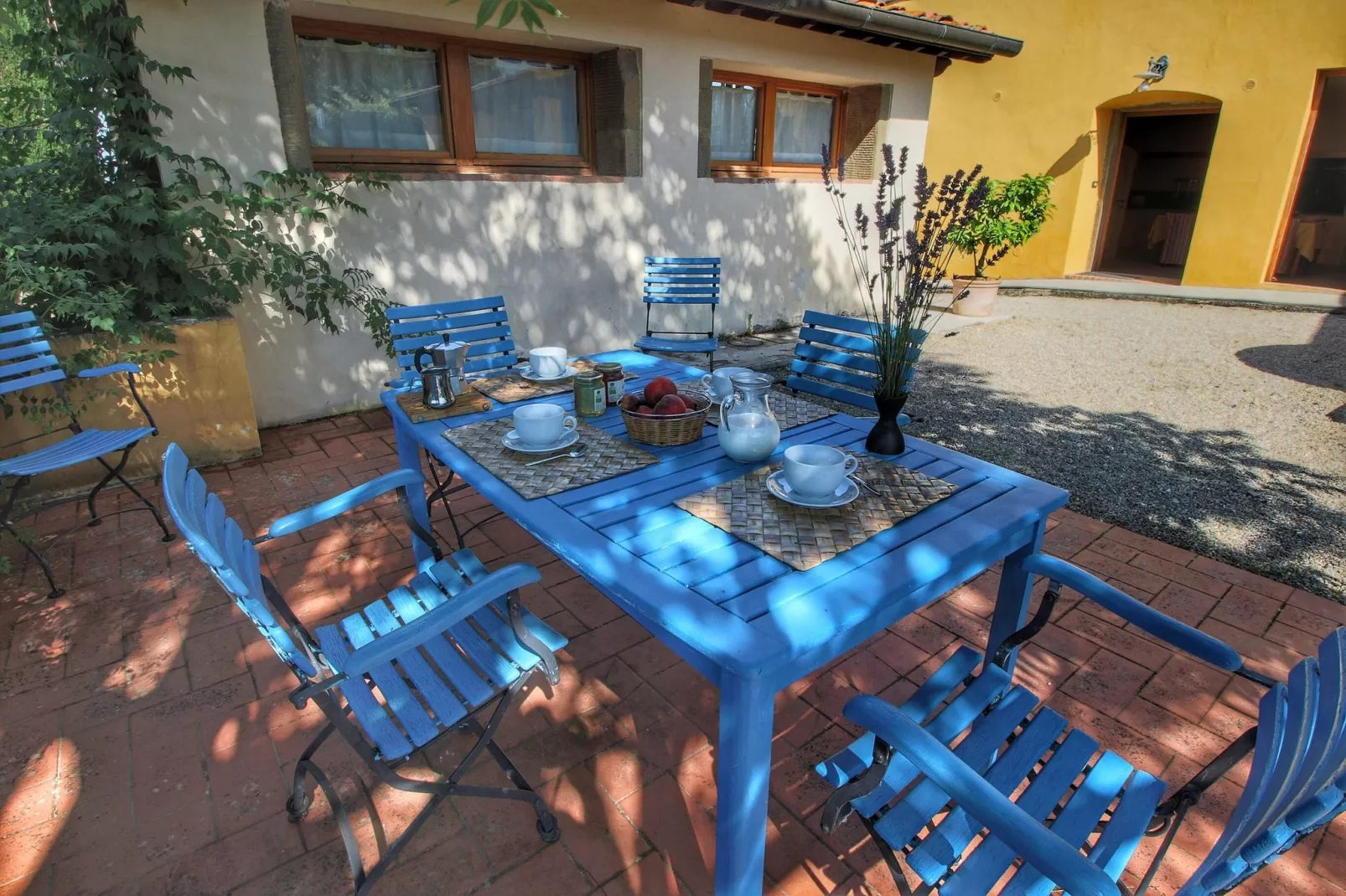 Podere Pulicciano Pozzo-Terrasbalkon