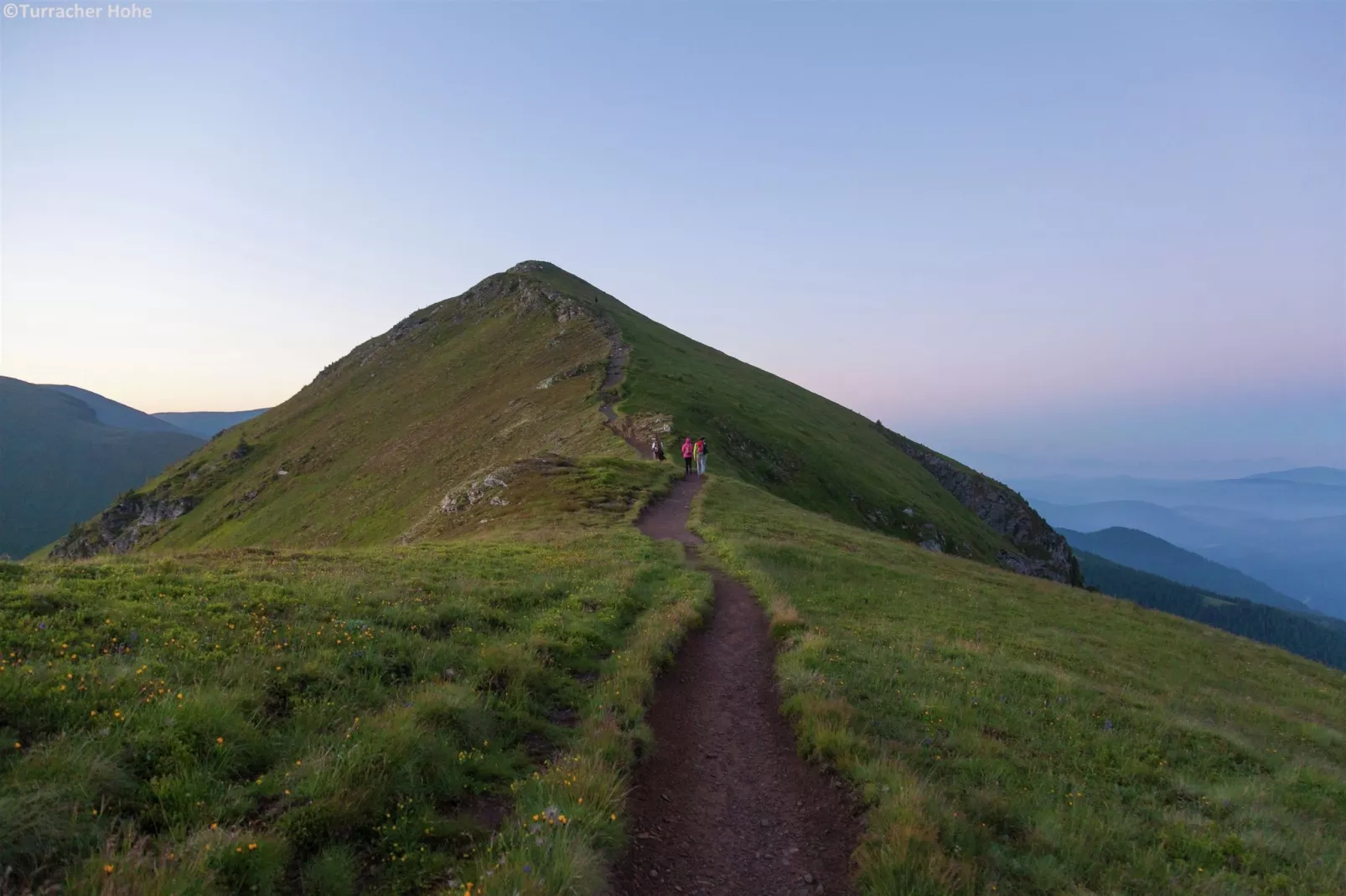 Alpenpark Turrach 2-Gebieden zomer 1km