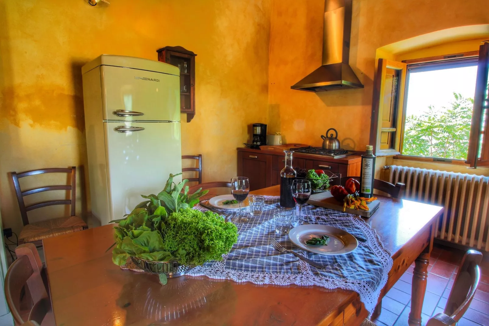 Podere Pulicciano Scaletta-Eetkamer