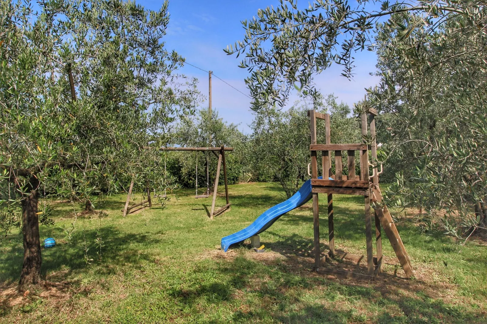 Podere Pulicciano Scaletta-Tuinen zomer