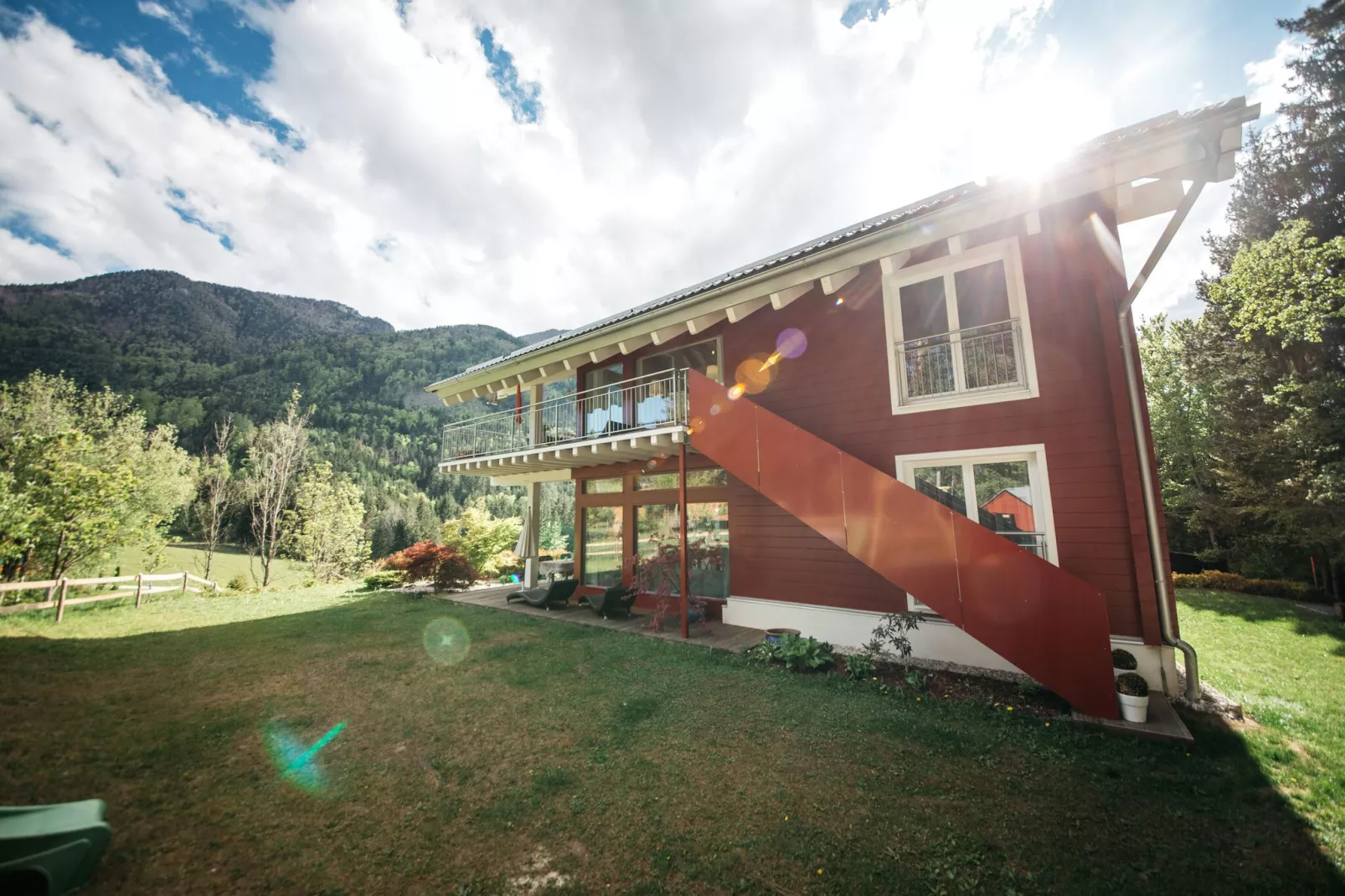 Appartement Landleben - Buitenkant zomer