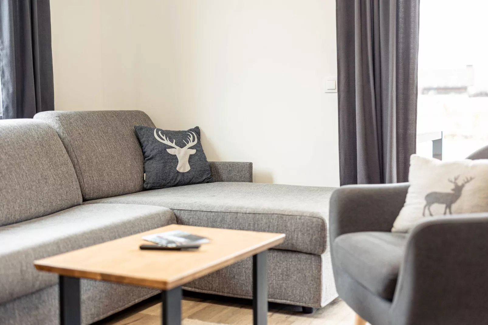 Inzell Chalets-Woonkamer
