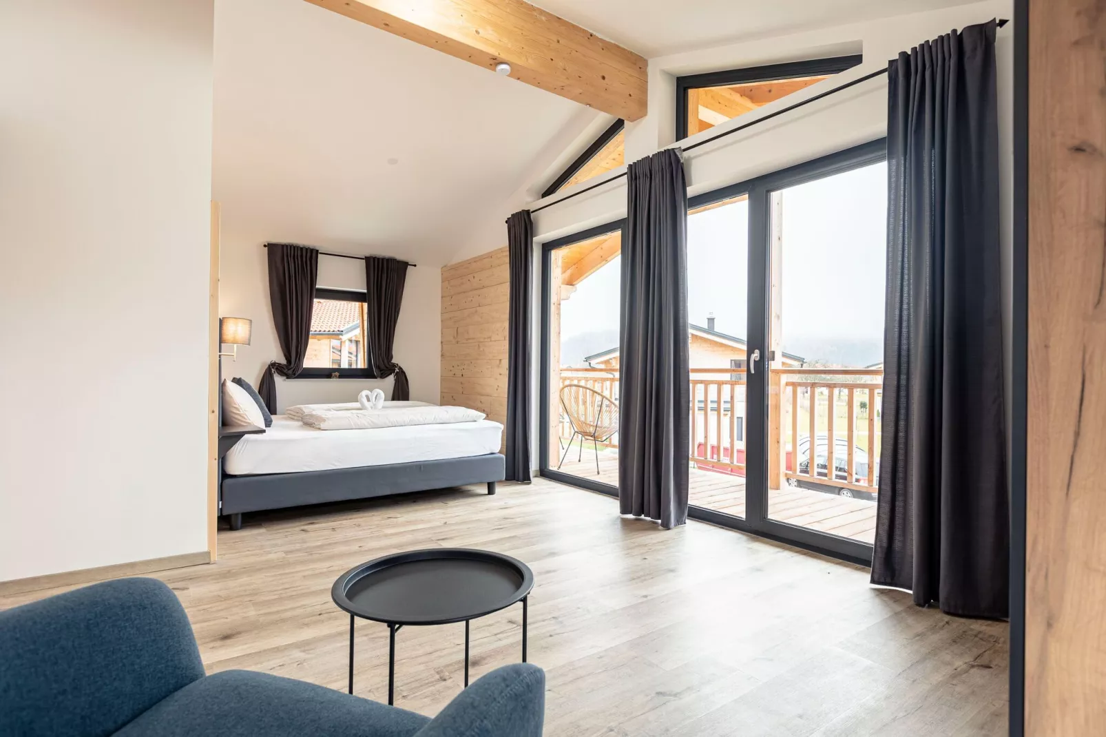 Inzell Chalets-Slaapkamer