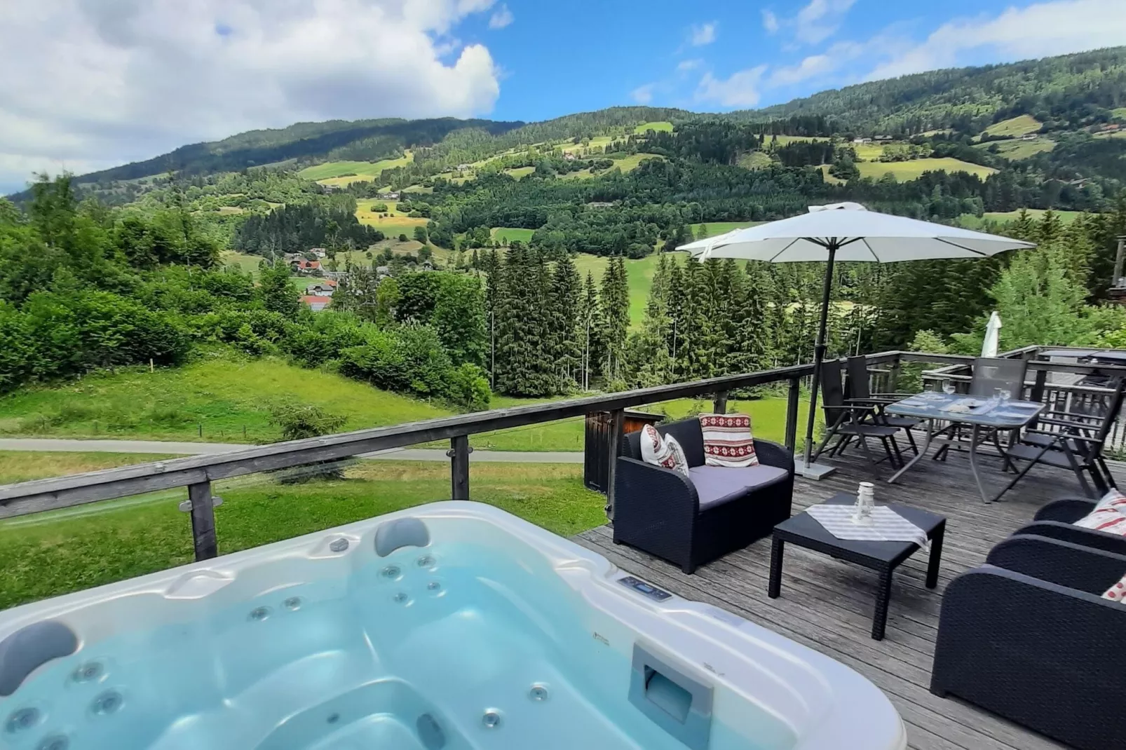 Chalet Murau-Uitzicht zomer