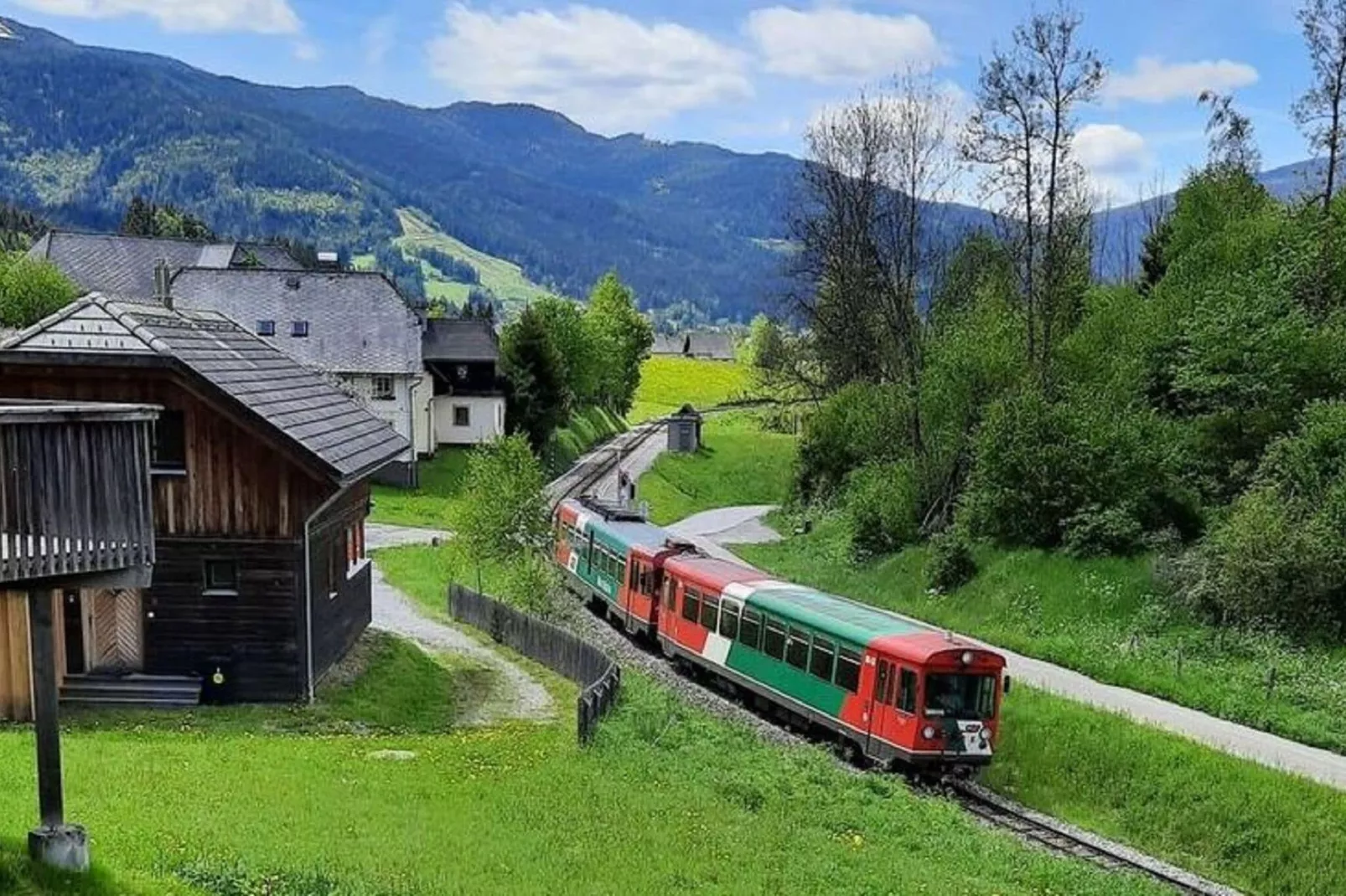 Chalet Murau-Gebieden zomer 1km