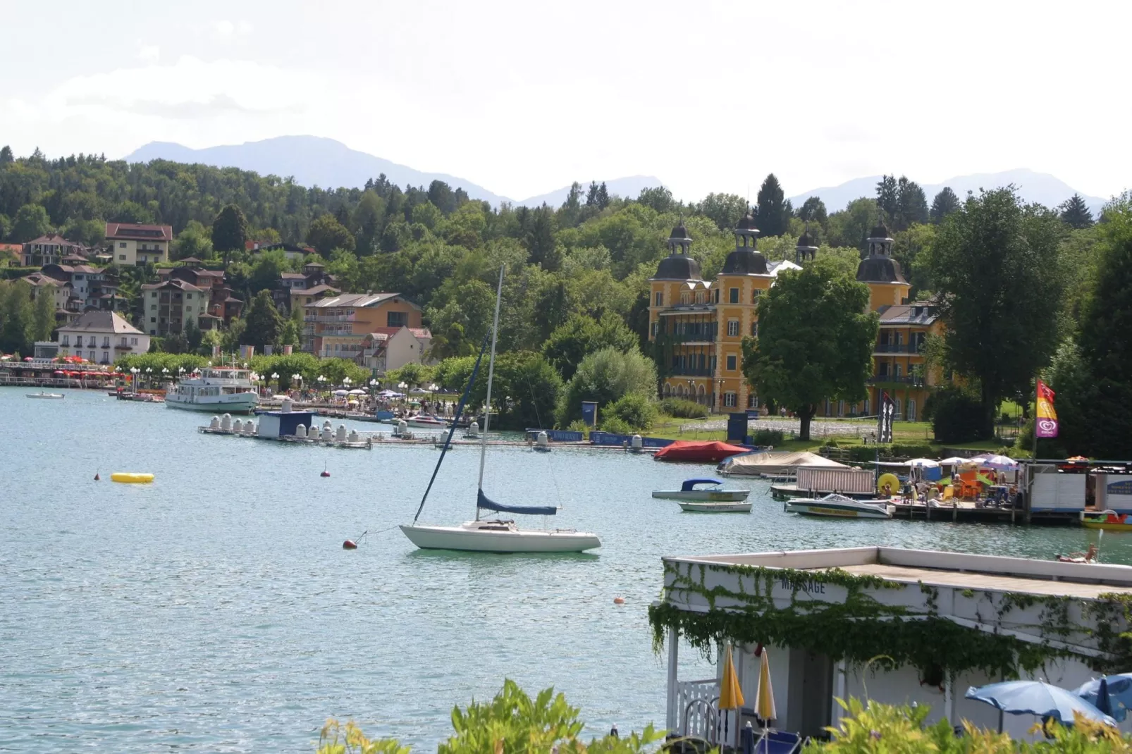 Seevilla Velden am Wörthersee-Gebieden zomer 1km