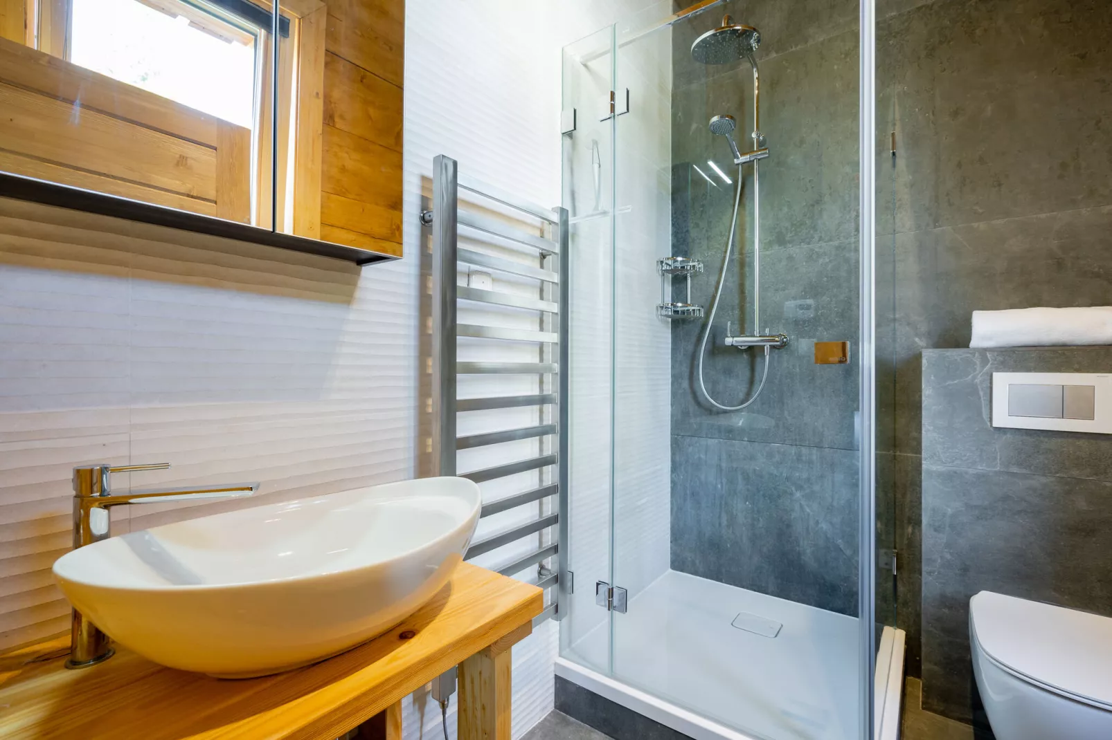 Holzchalet Tauplitz - Badkamer