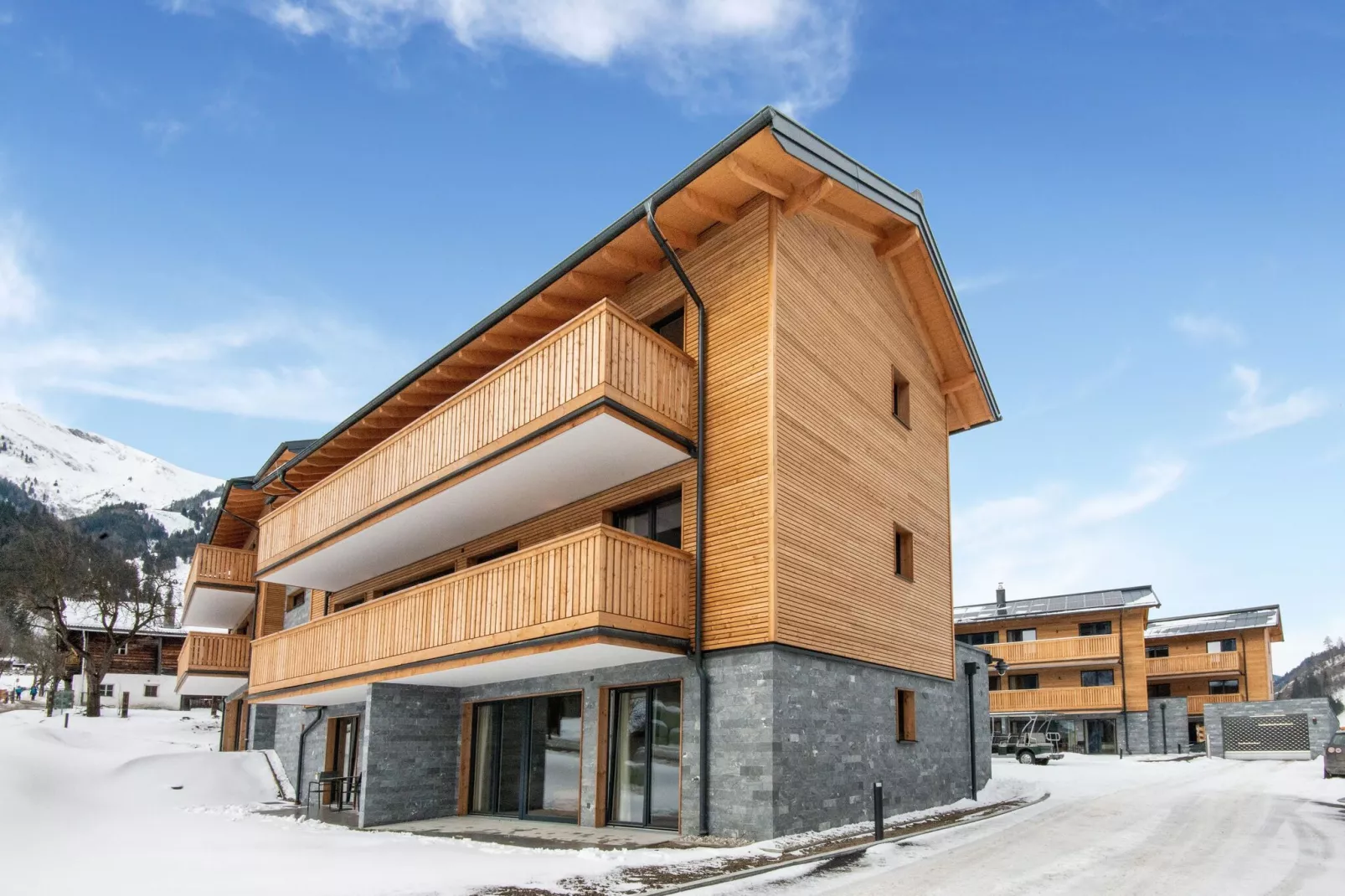 Golden Lodges Type 50 - APP 4 pers - Exterieur winter